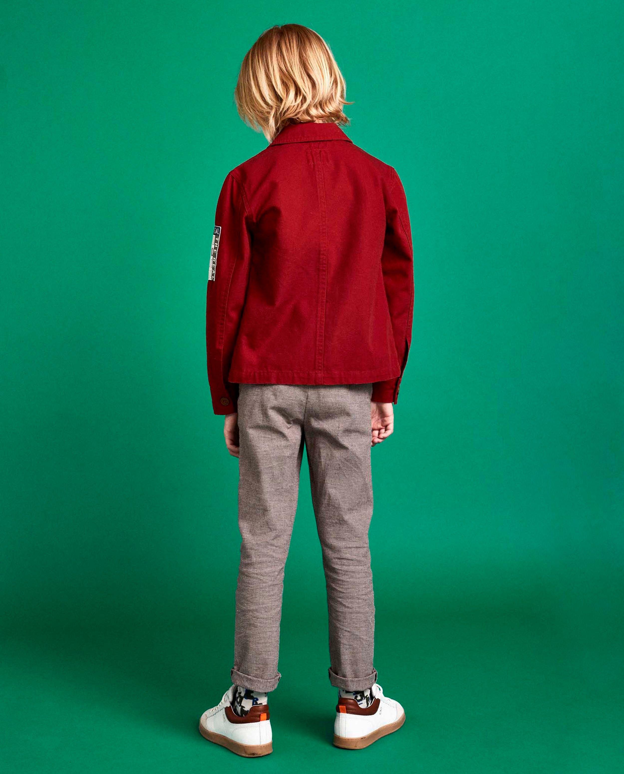 Jassen - Rood vest met patch CKS