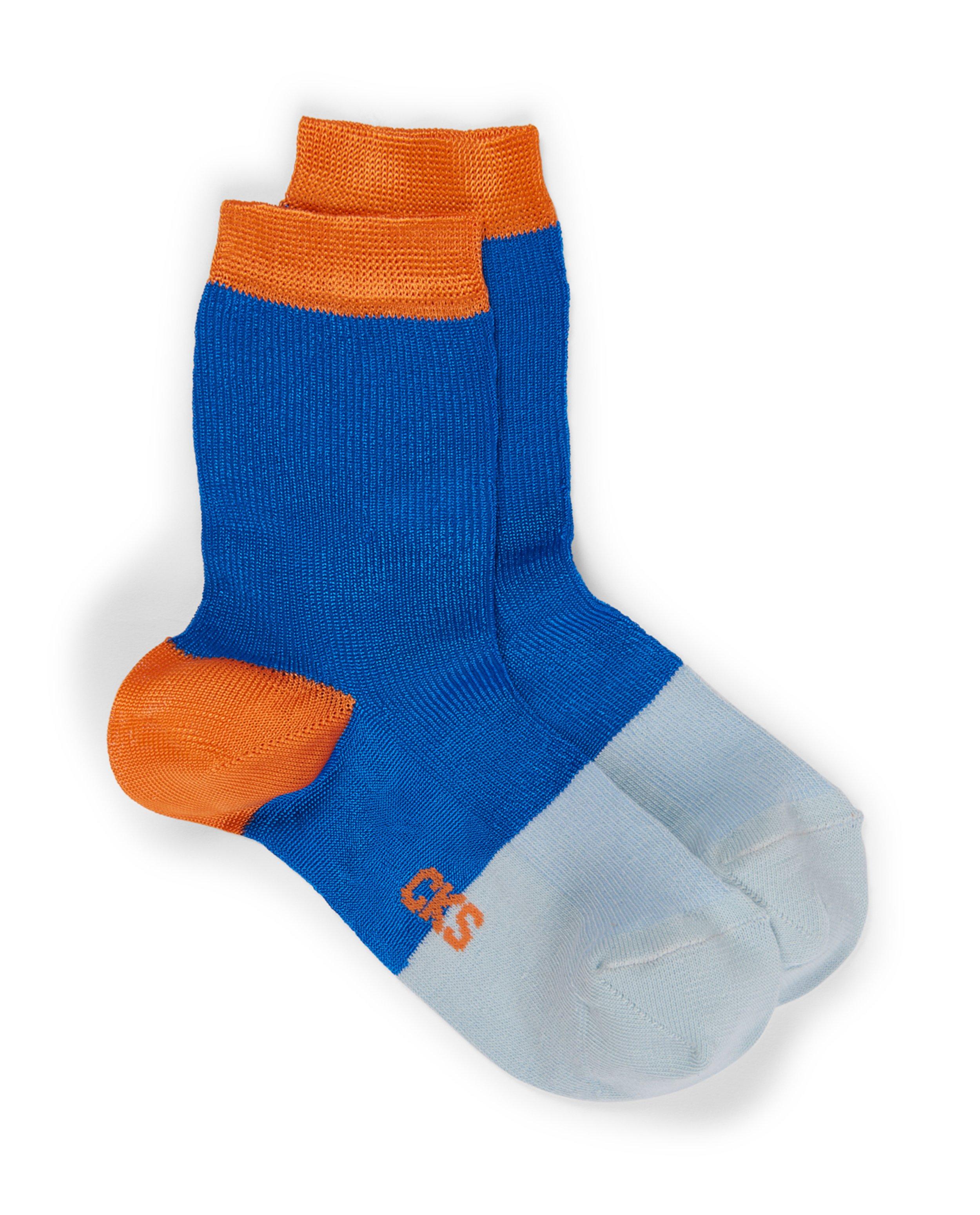 Kousen met colorblock CKS - In blauw - CKS