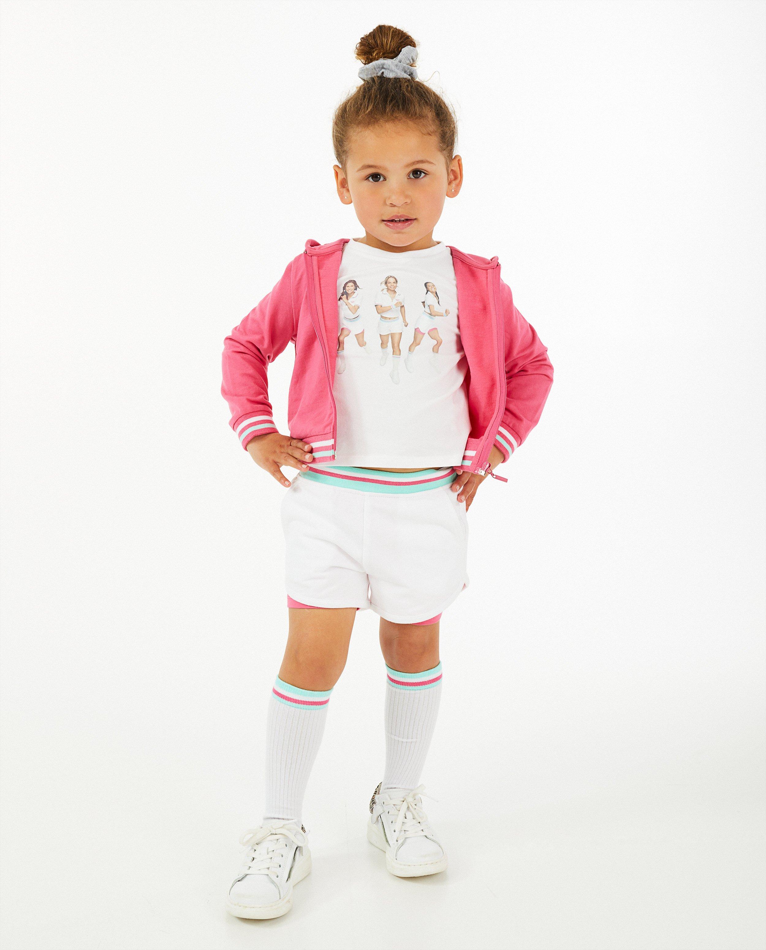 Wit-roze sweatshort K3 - null - K3
