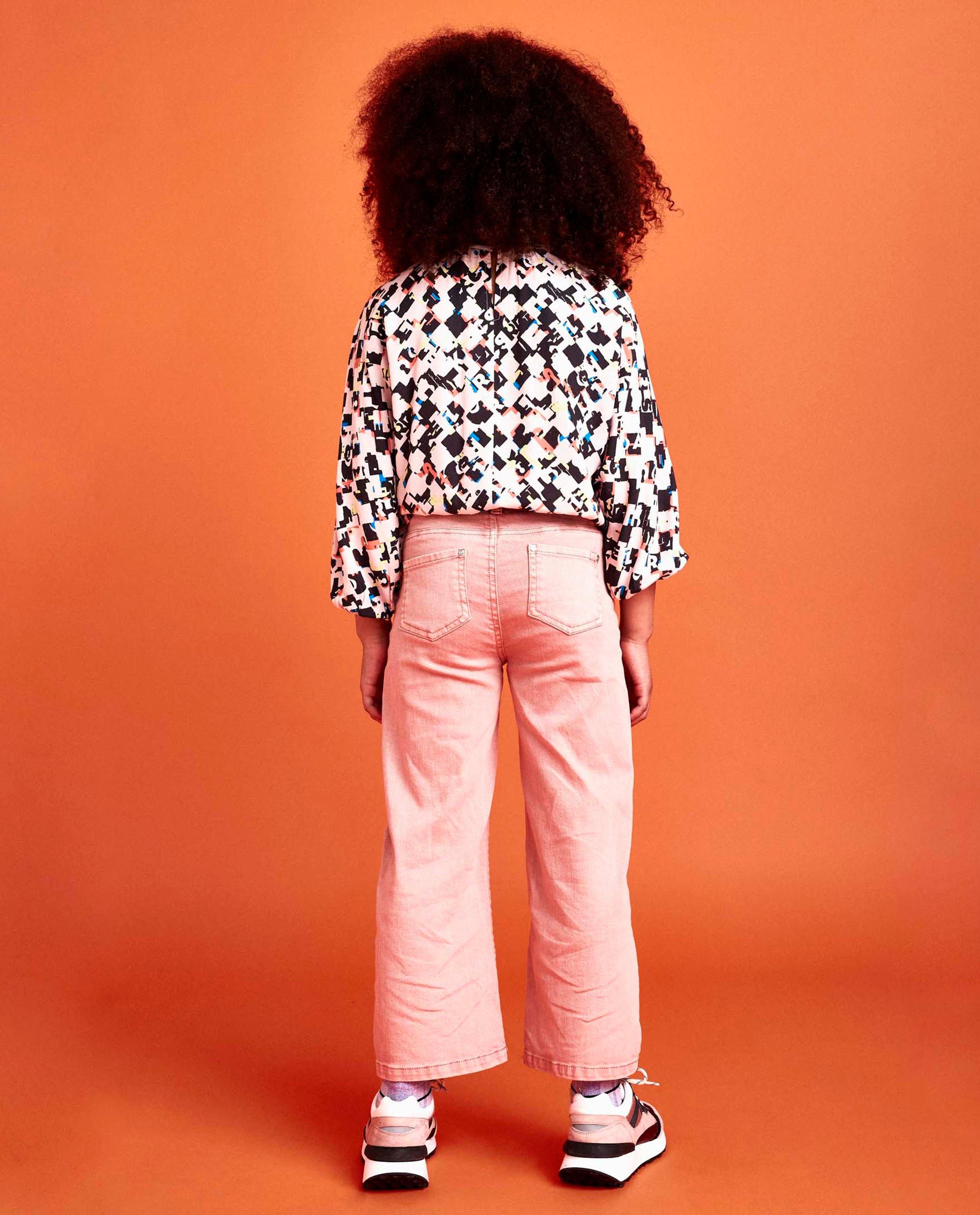 Roze jeans met wijde pijpen CKS - stretch - CKS