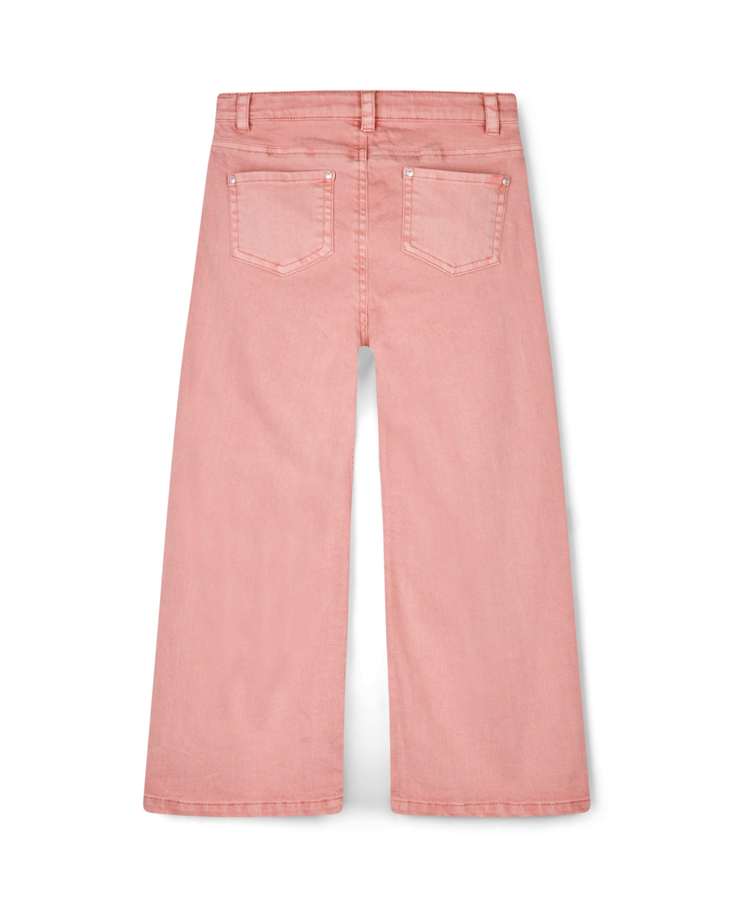 Broeken - Roze jeans met wijde pijpen CKS