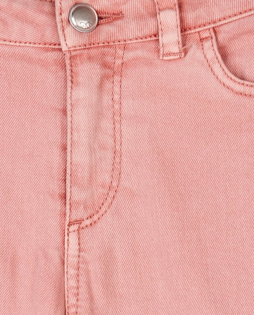 Broeken - Roze jeans met wijde pijpen CKS