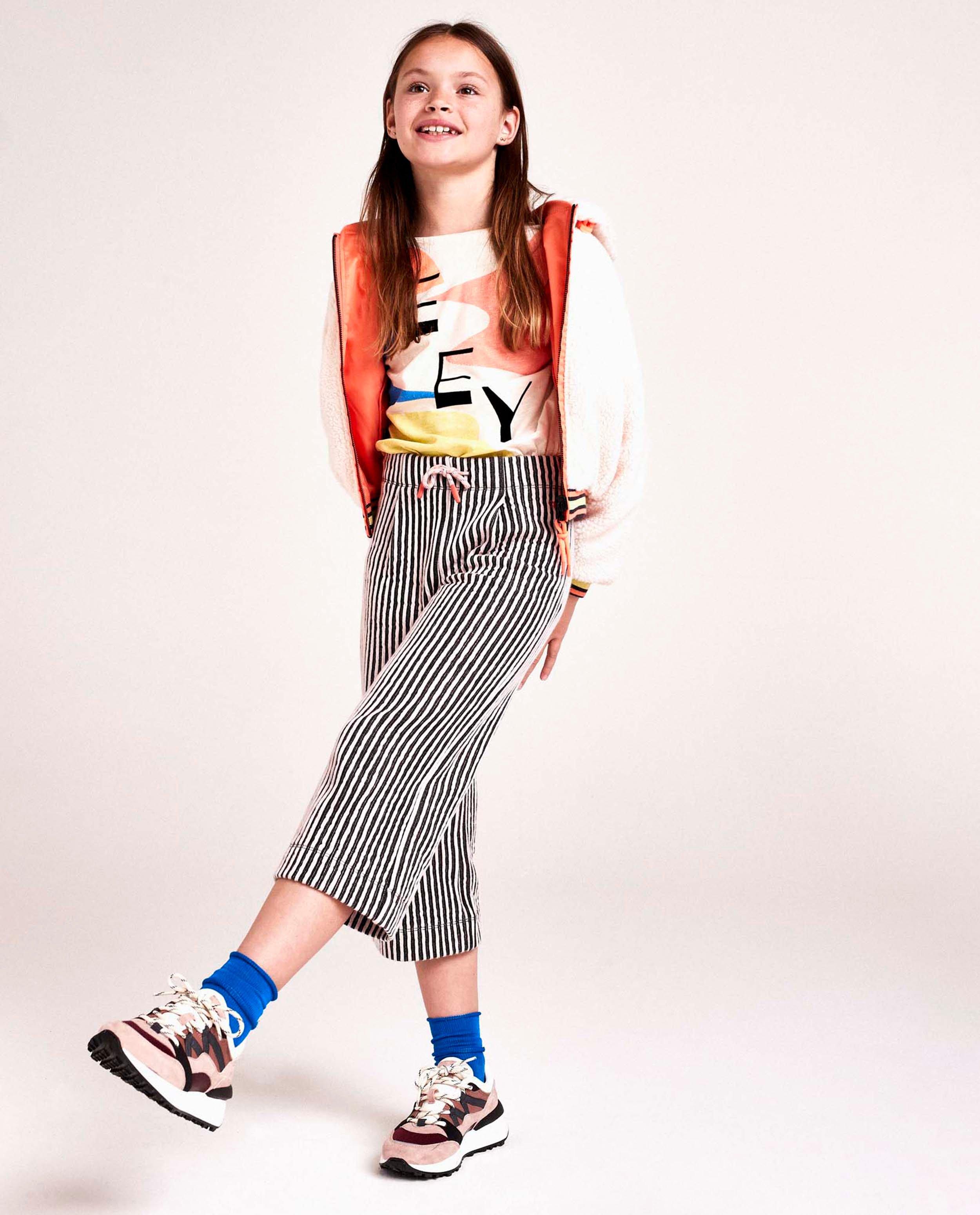 Zwart-roze broek met strepen CKS - stretch - CKS