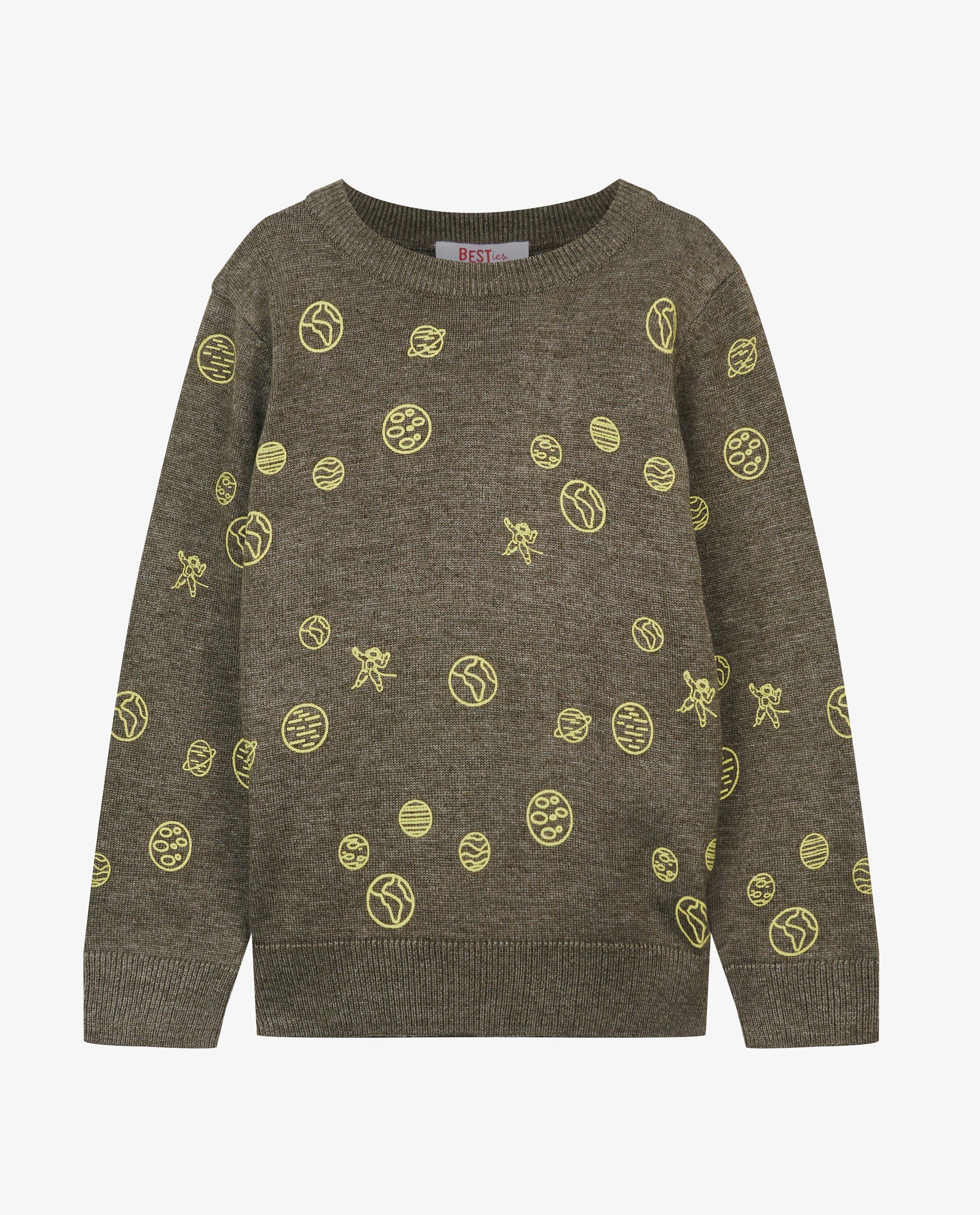 Truien - Fijne trui met print BESTies