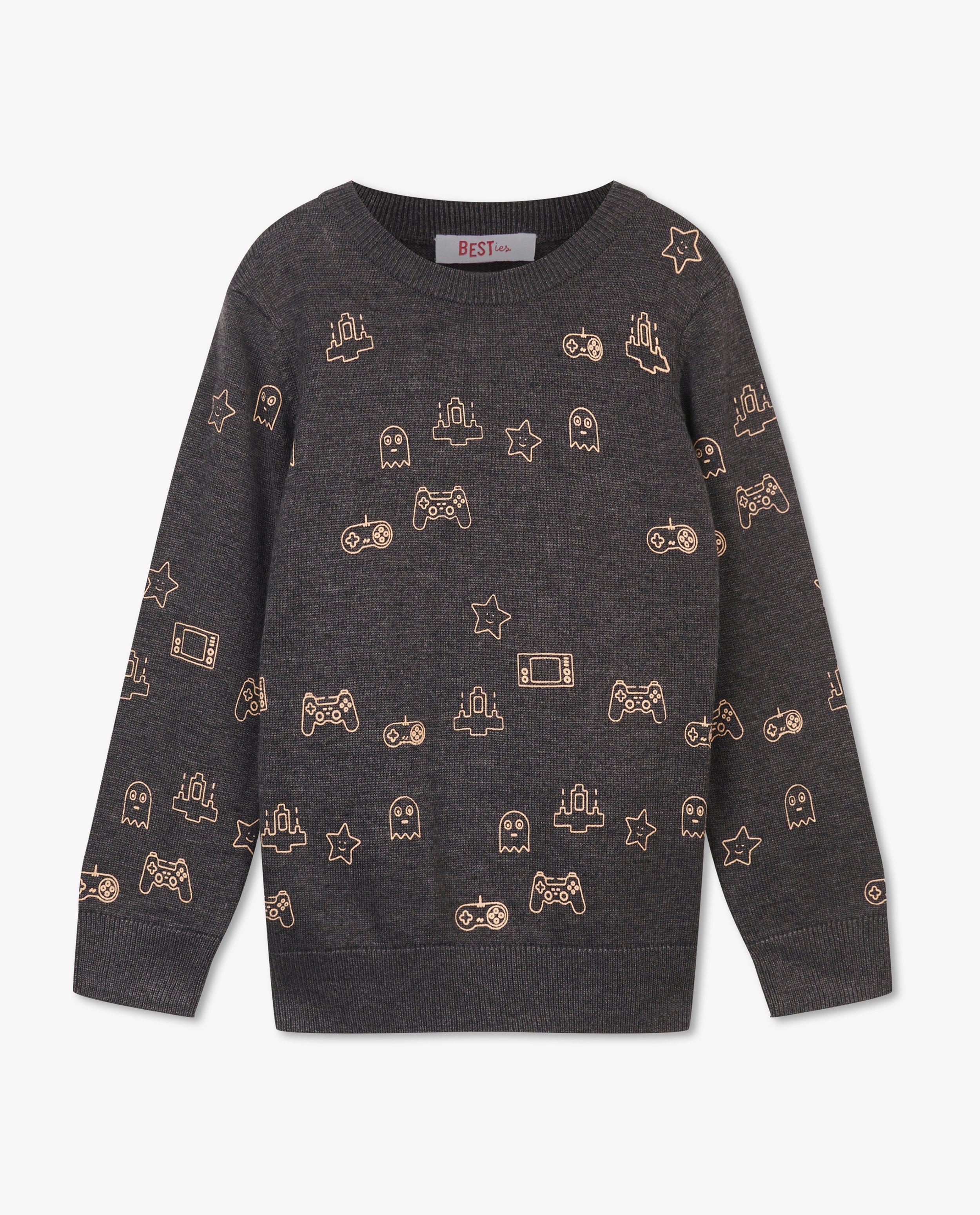 Truien - Fijne trui met print BESTies