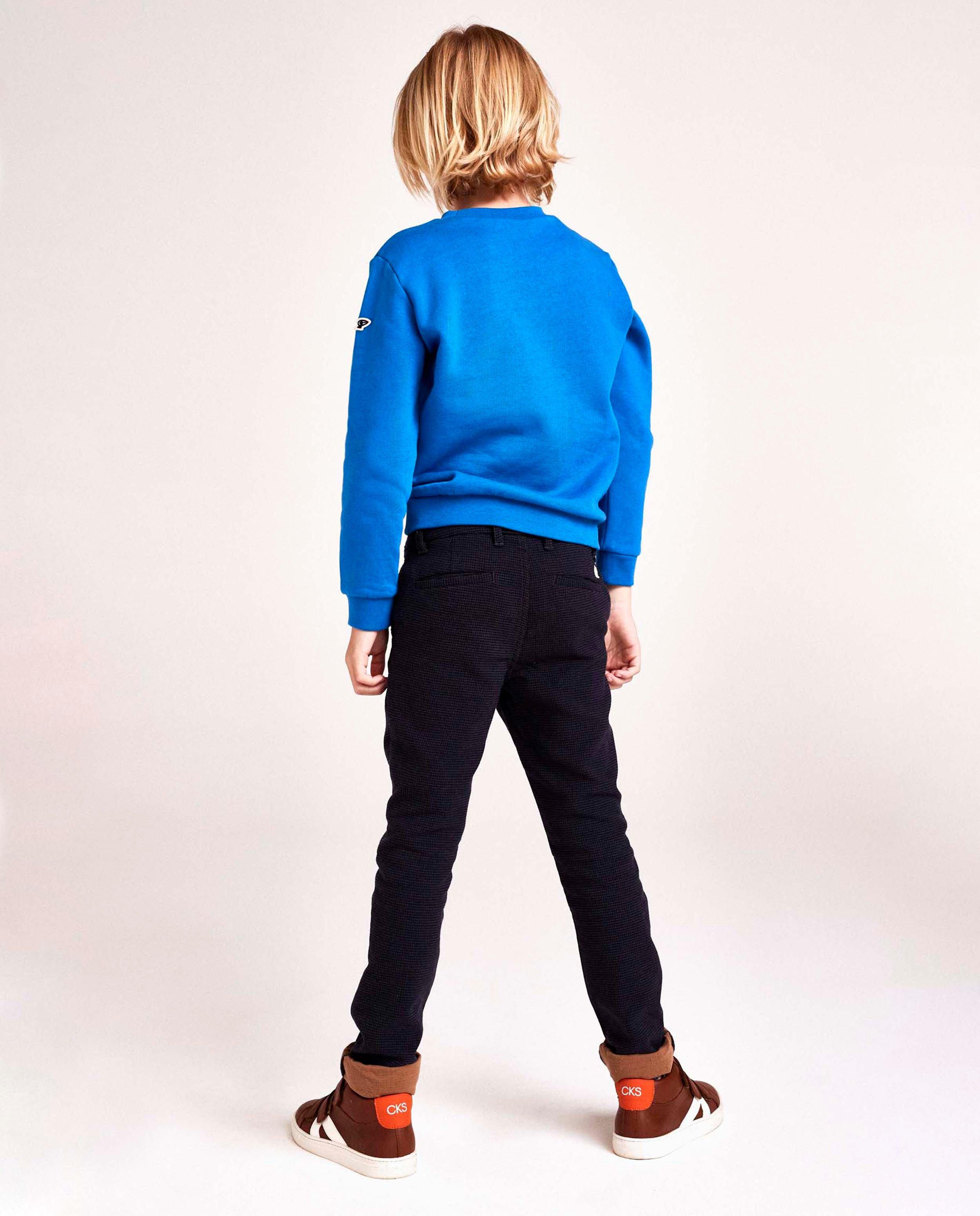 Broeken - Blauwe broek met strepen CKS