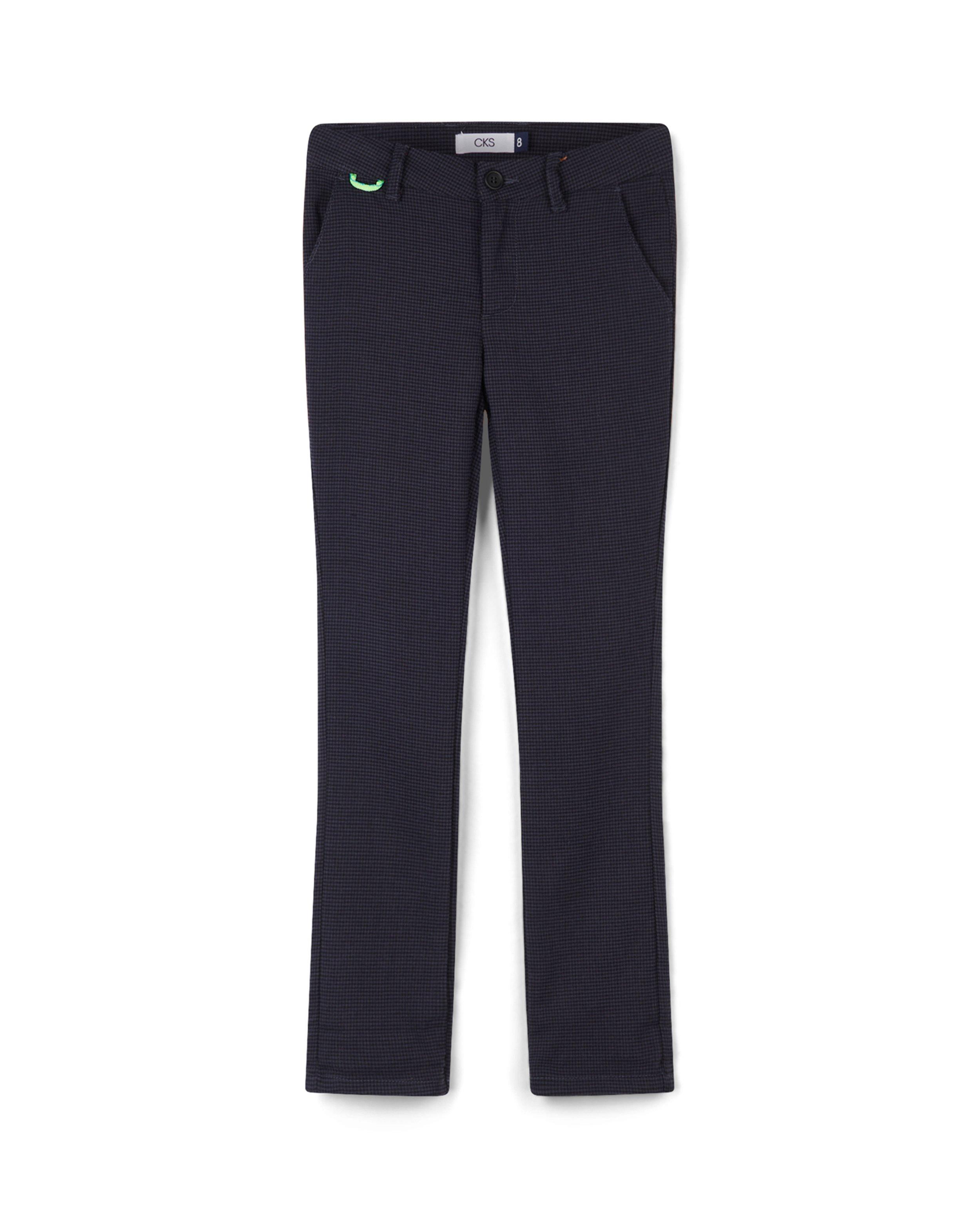 Broeken - Blauwe broek met strepen CKS