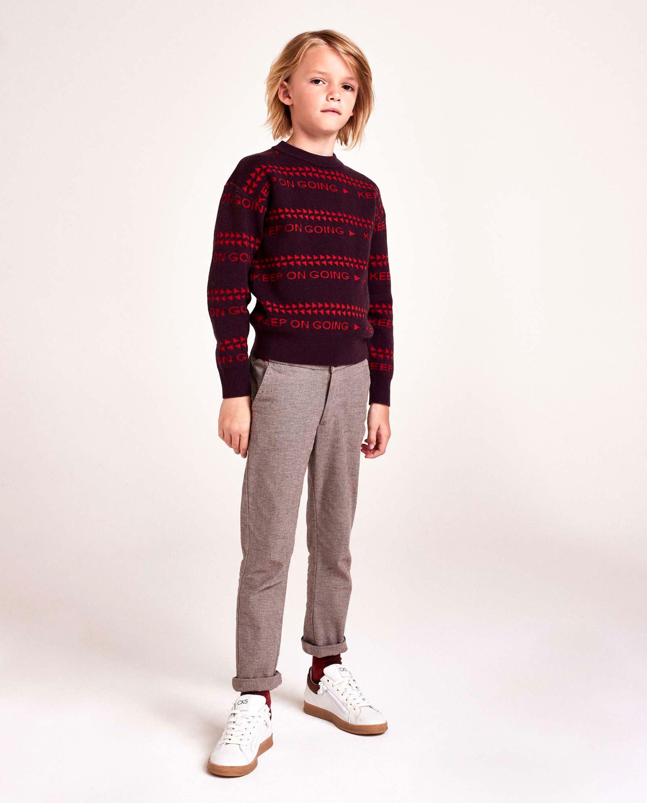 Pantalon brun à rayures CKS - intégral - CKS