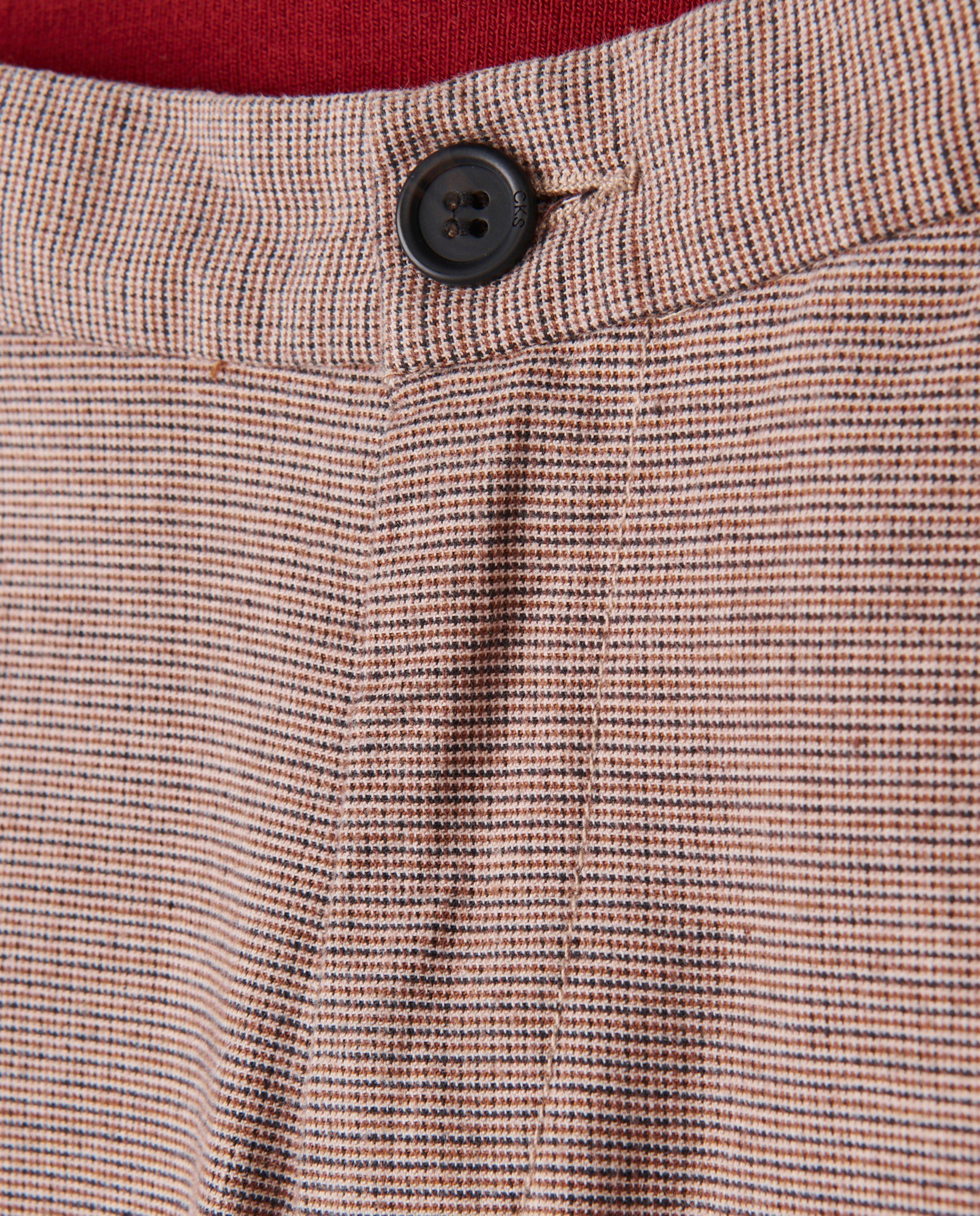 Pantalons - Pantalon brun à rayures CKS