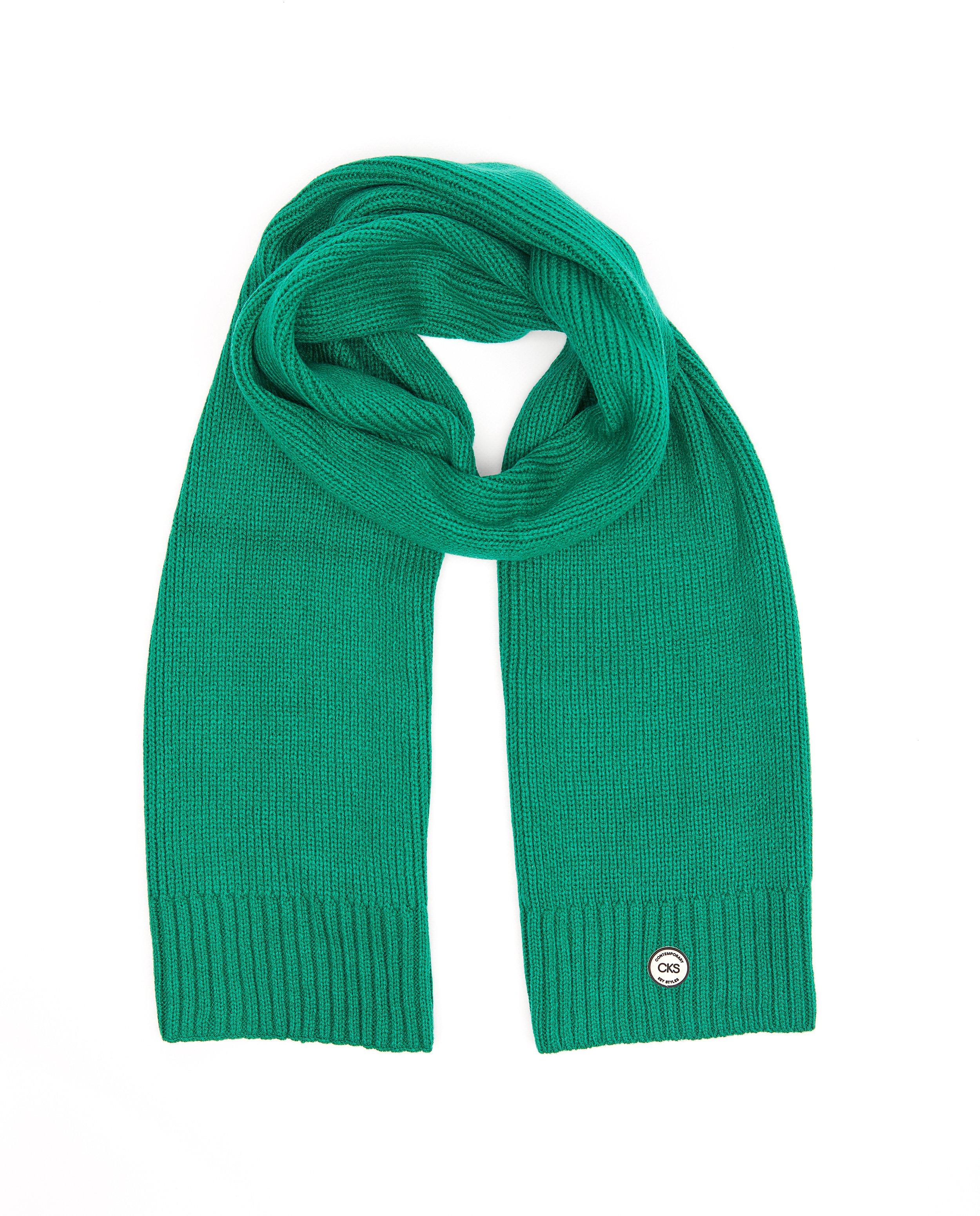 Écharpe verte CKS - en tricot fin - CKS