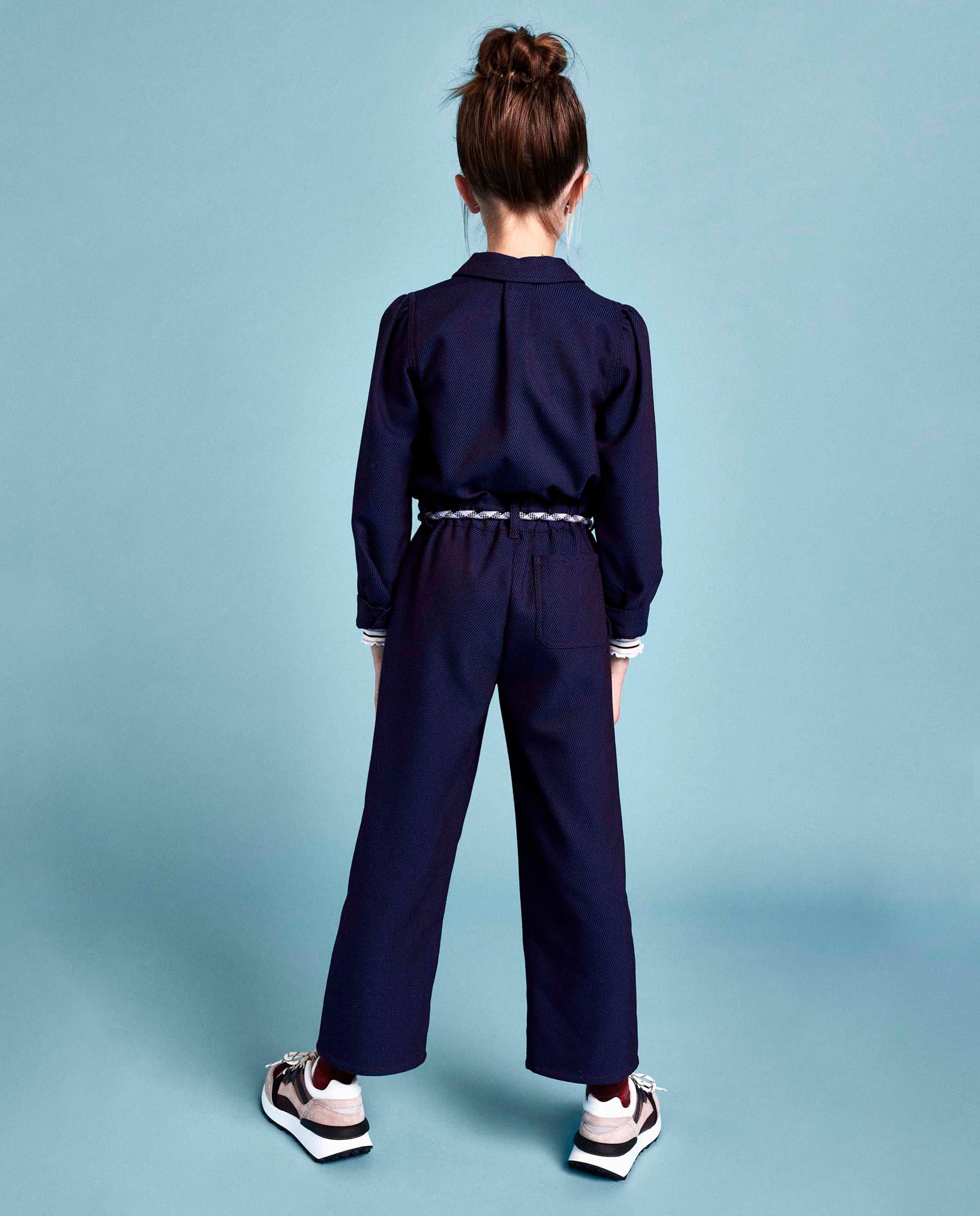 Jumpsuits - Paars jumpsuit met rib CKS