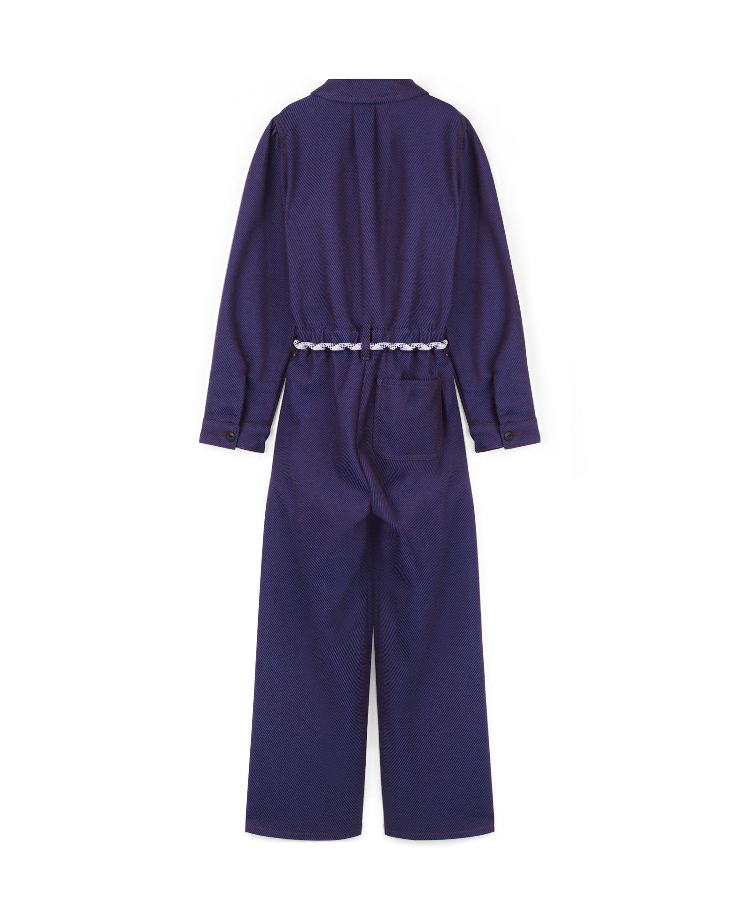 Jumpsuits - Paars jumpsuit met rib CKS