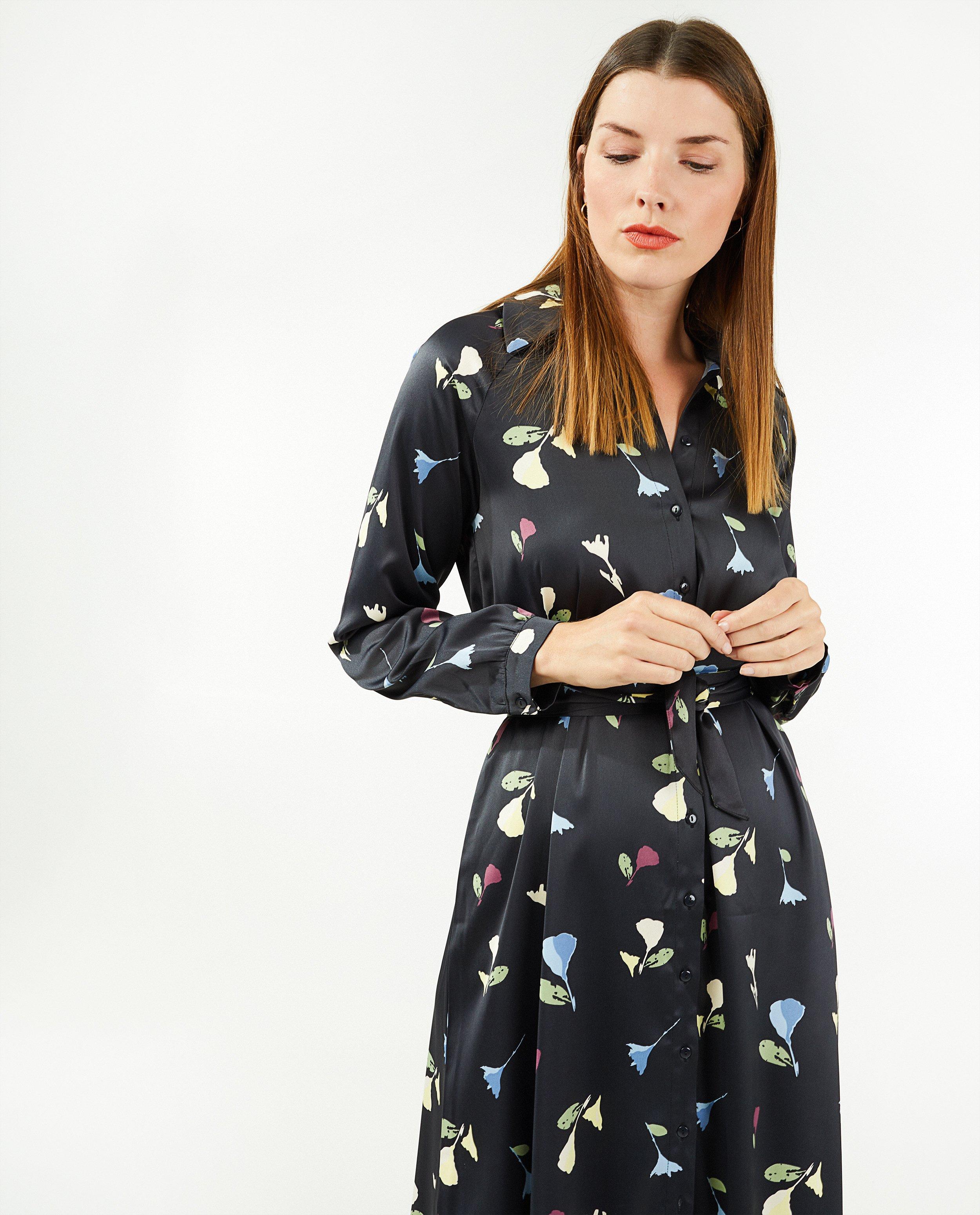 Robes - Robe à imprimé fleuri, femmes