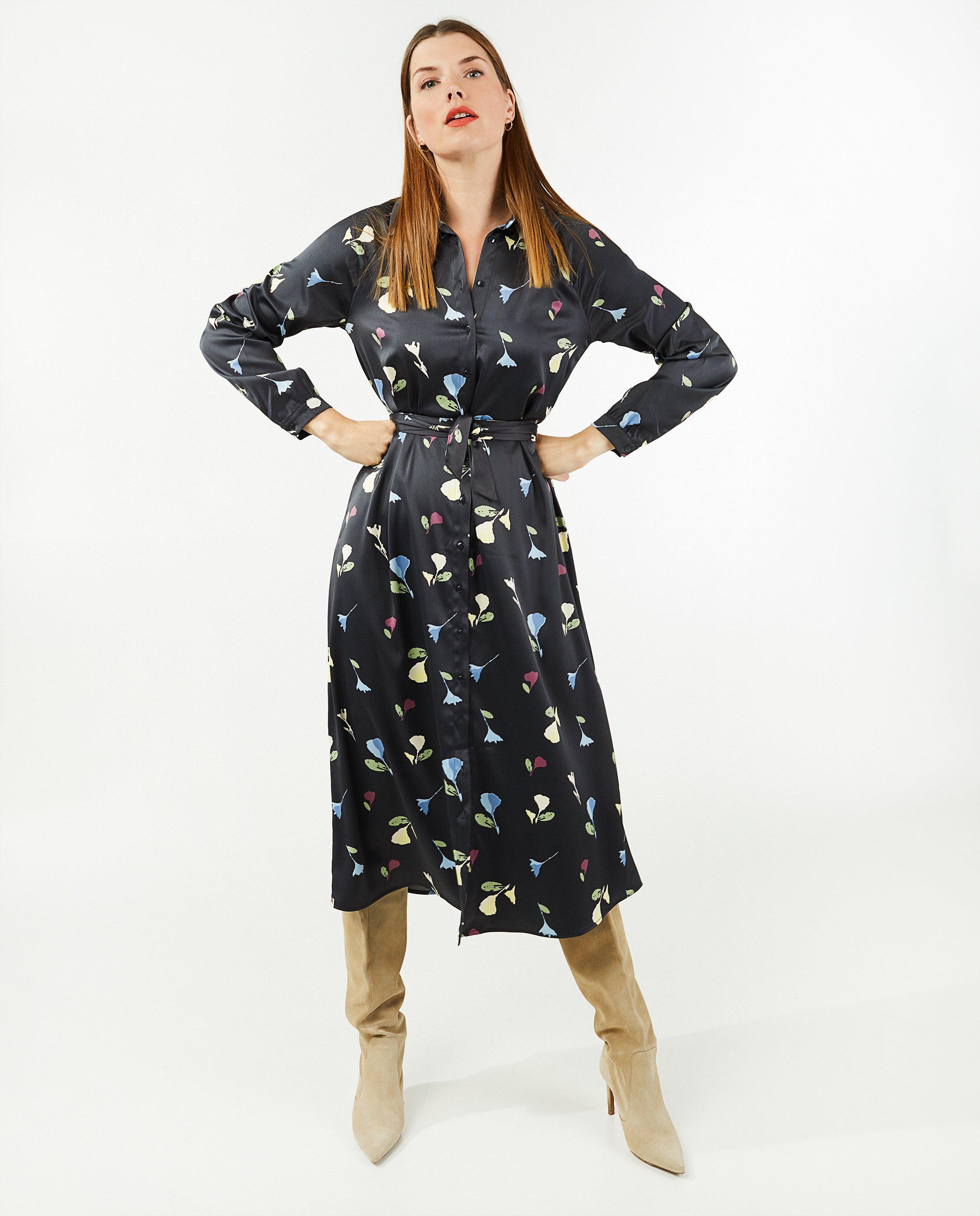 Robes - Robe à imprimé fleuri, femmes