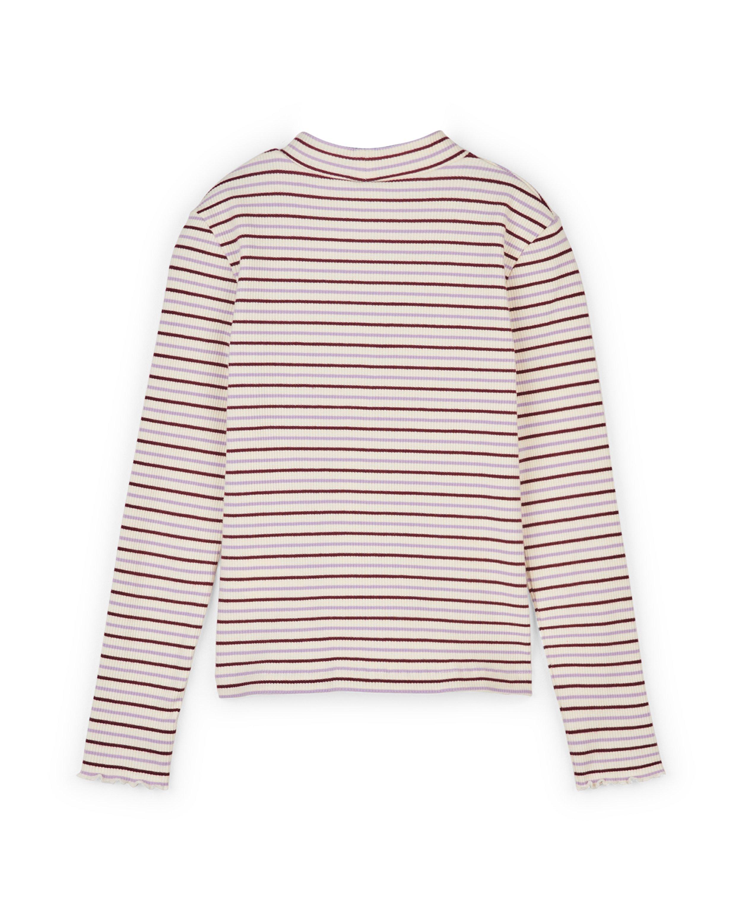 T-shirts - Witte longsleeve met strepen CKS