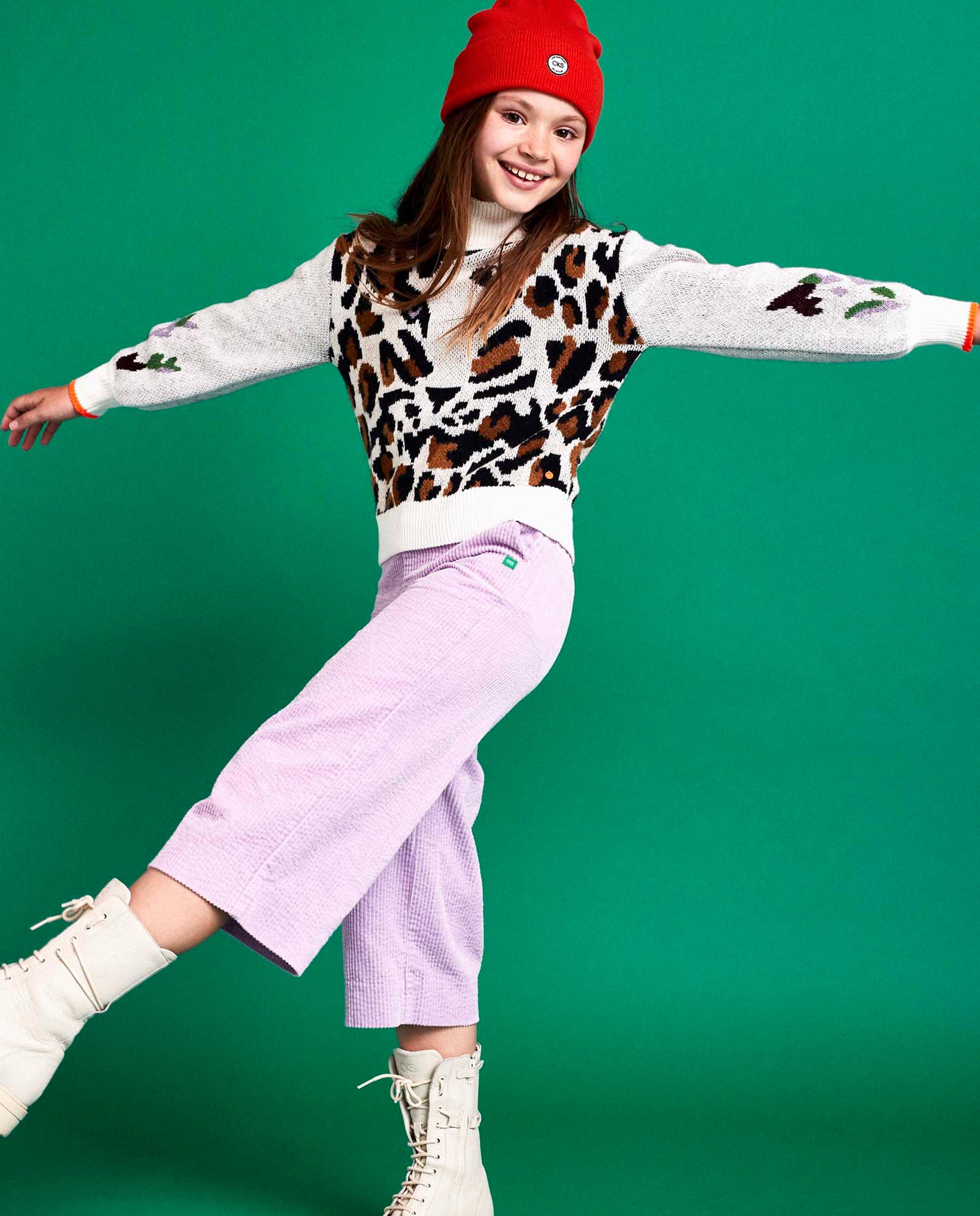 Lila broek van ribfluweel CKS - null - CKS