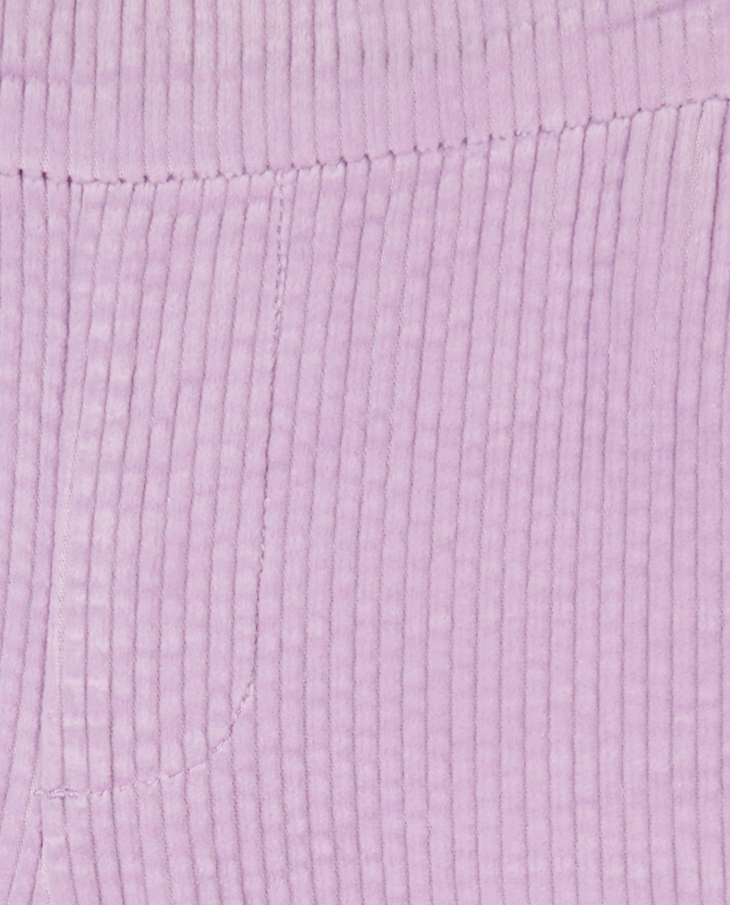 Broeken - Lila broek van ribfluweel CKS