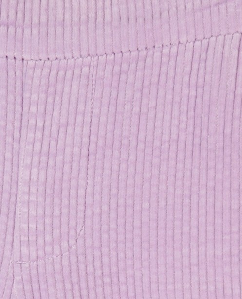 Pantalons - Pantalon lilas en velours côtelé CKS
