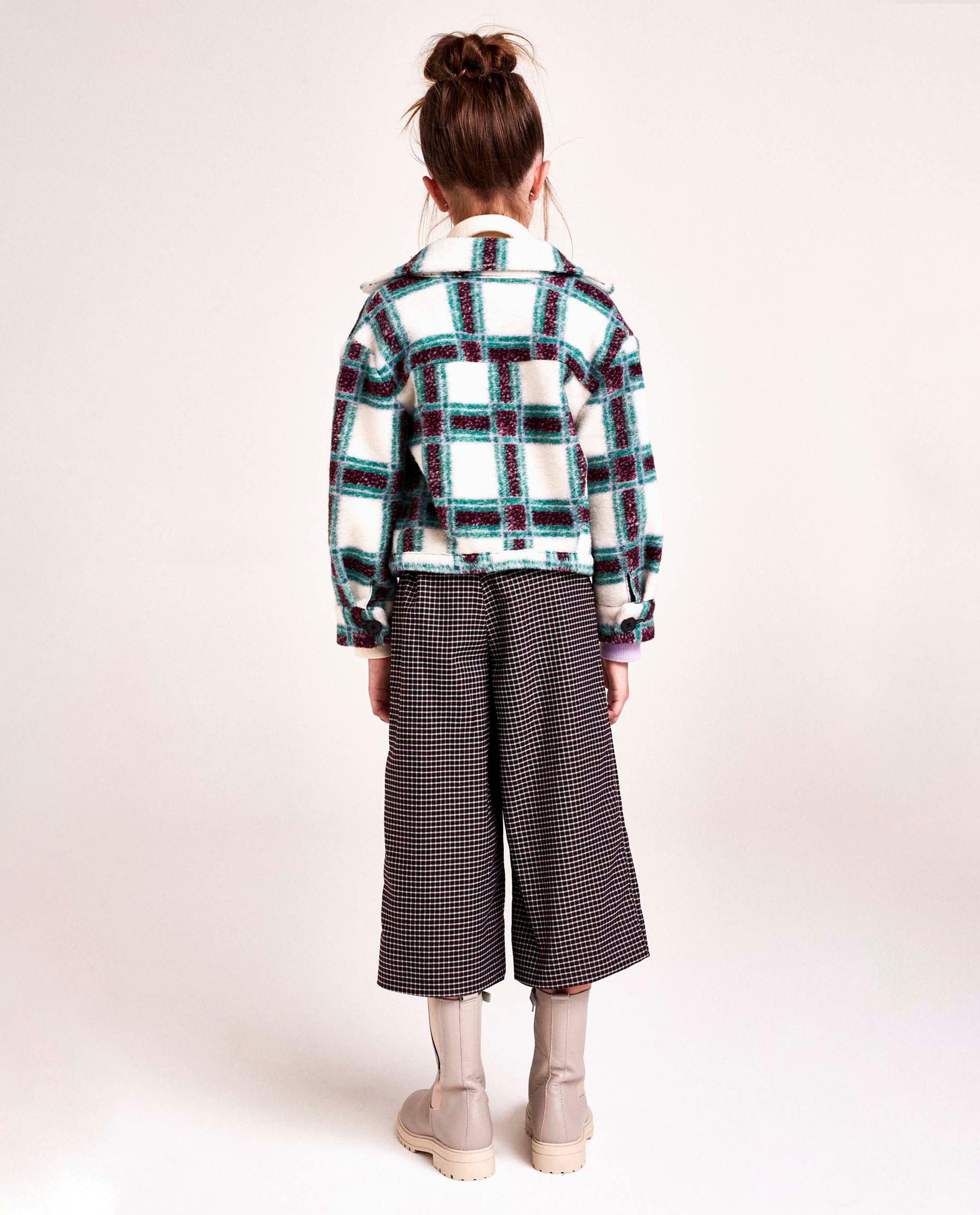 Pantalons - Pantalon mauve à carreaux CKS