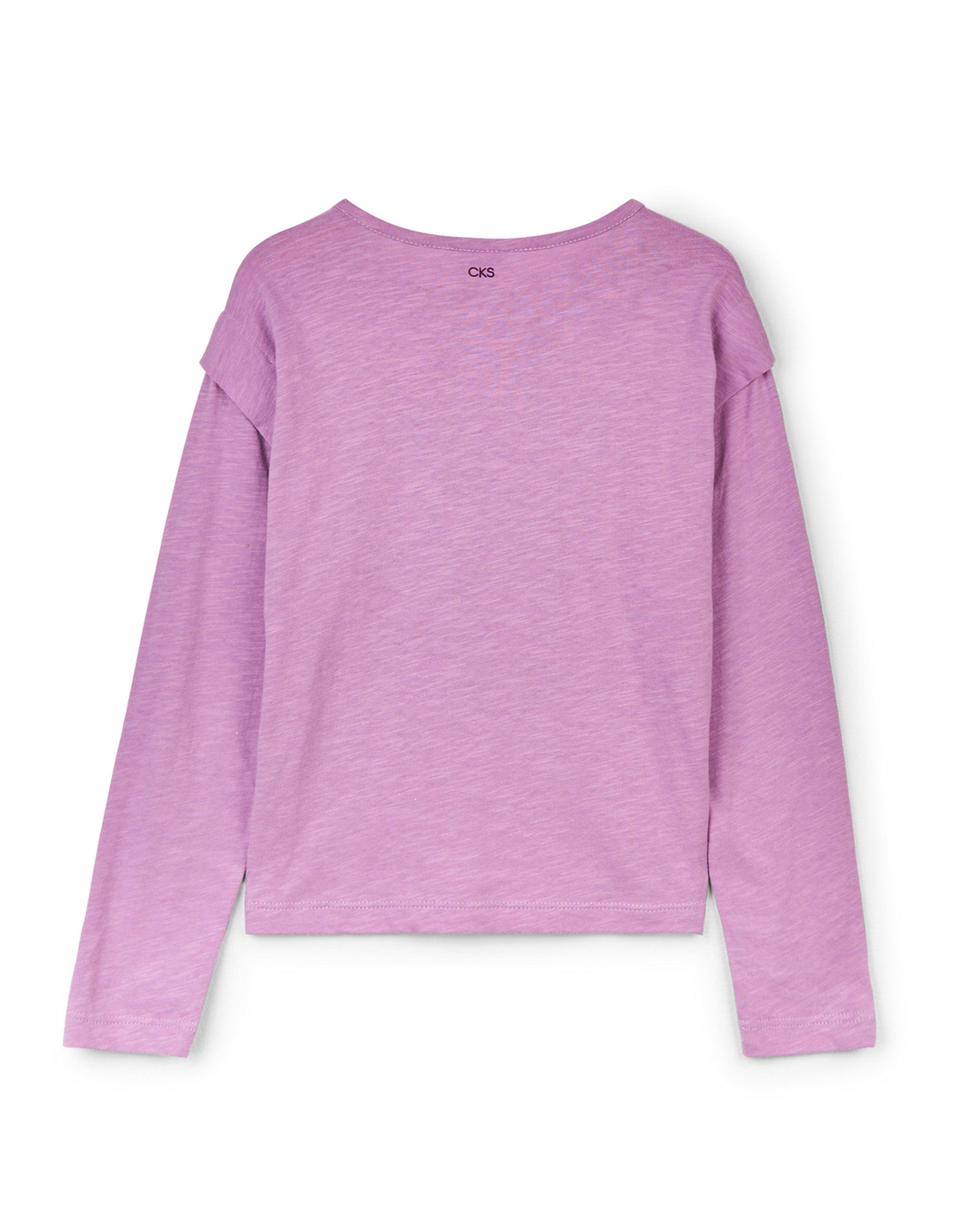 T-shirts - Lila longsleeve met print CKS