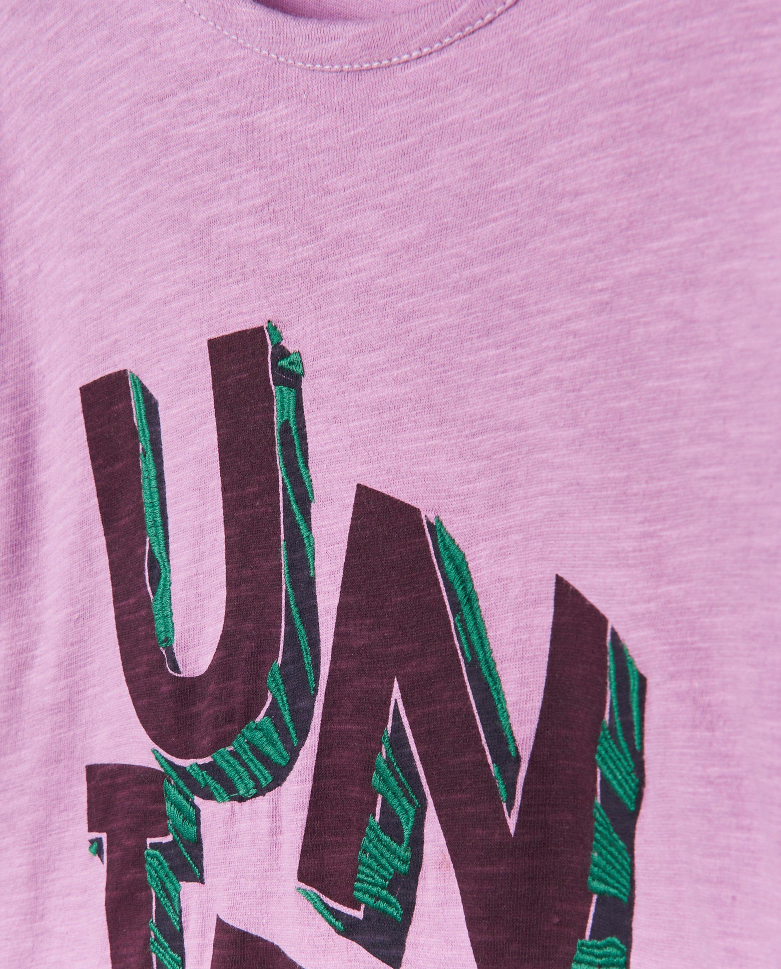 T-shirts - Lila longsleeve met print CKS