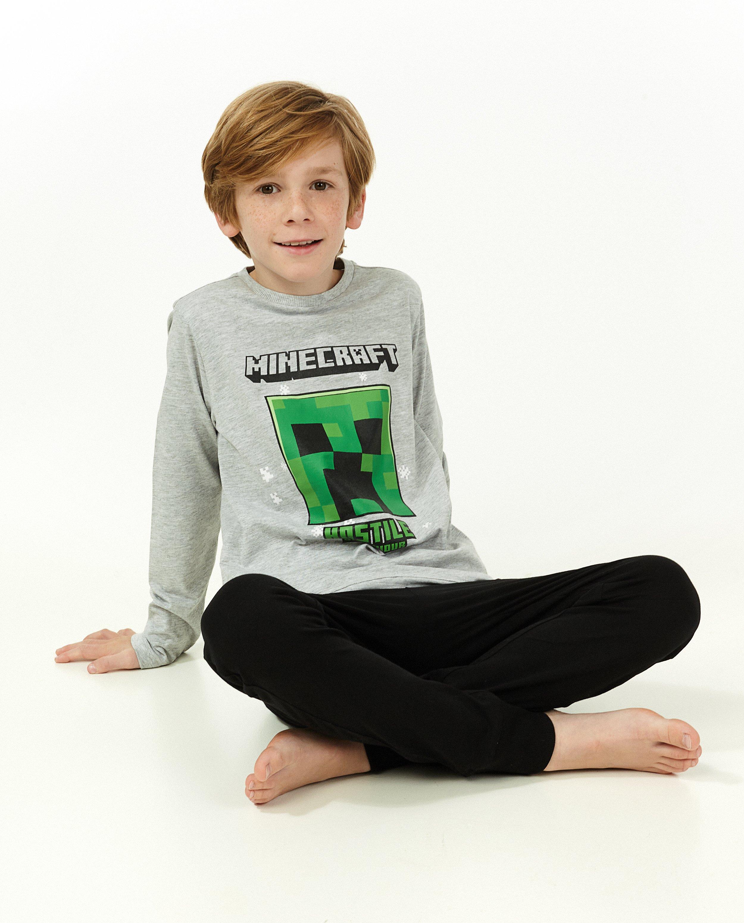 Unisex Minecraft-pyjama - Product Detail - donkergrijs - afbeelding nummer 2