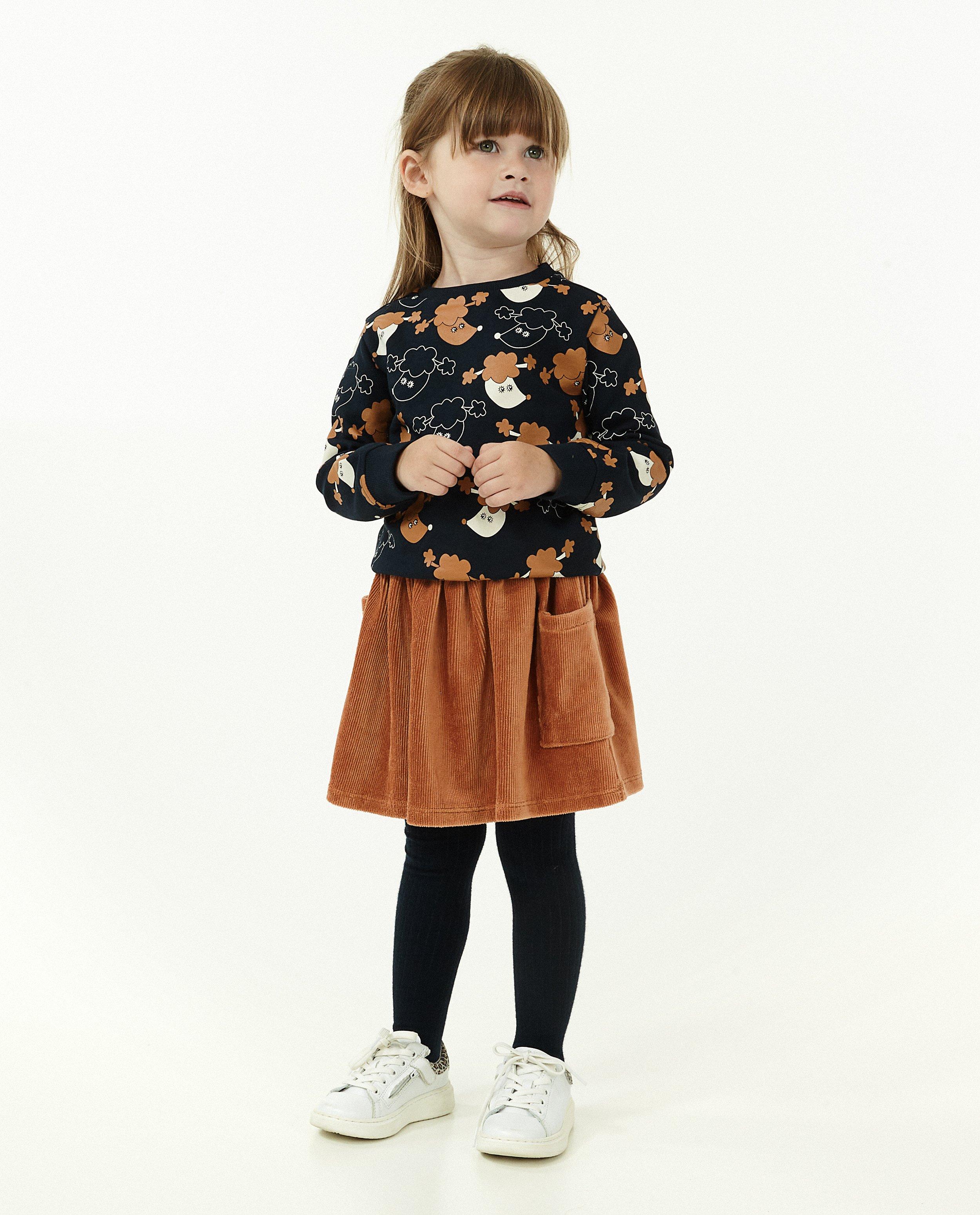 Bruine rok van ribfluweel BESTies - null - Besties