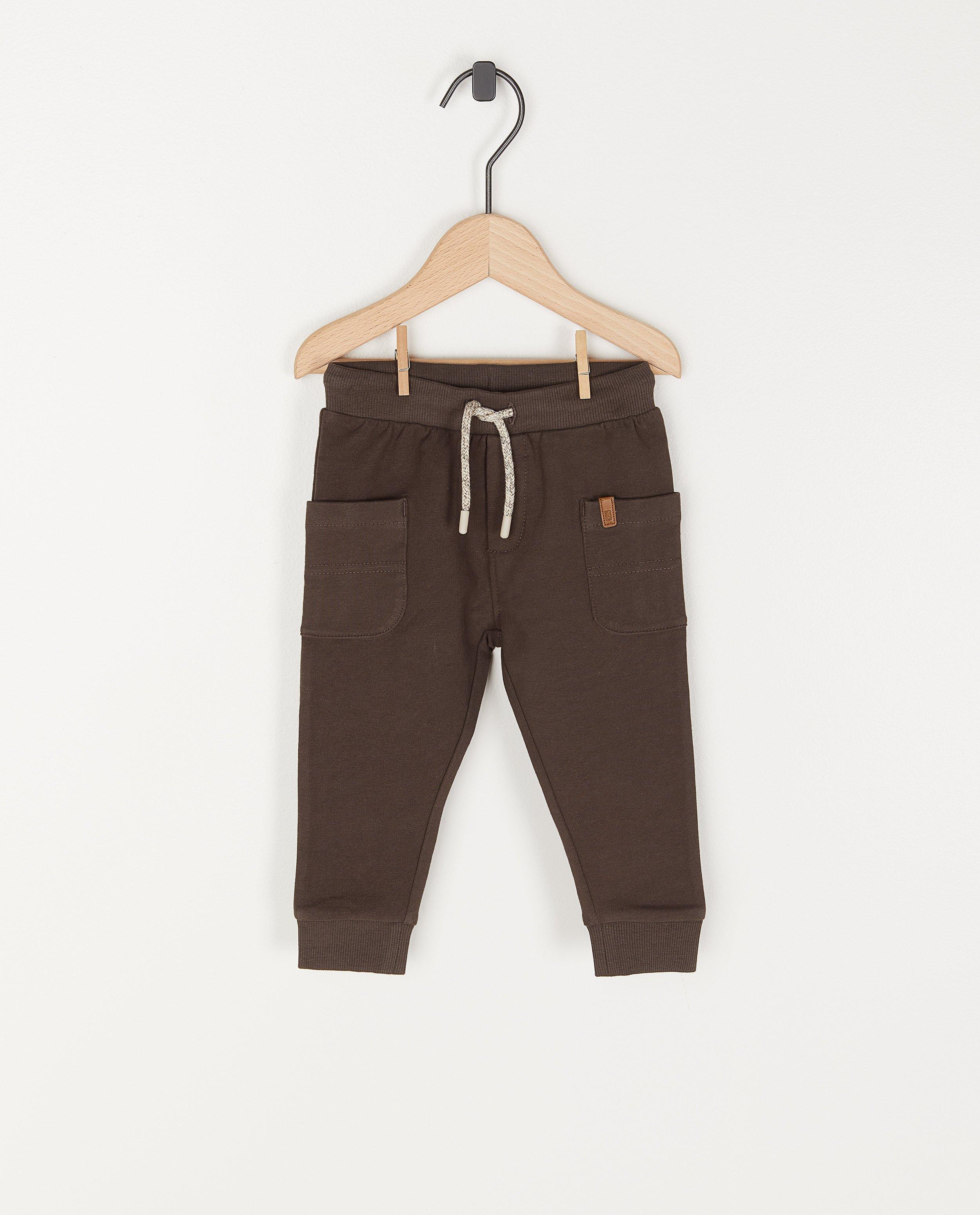 Jogger unisexe en coton bio - gris - Cuddles and Smiles