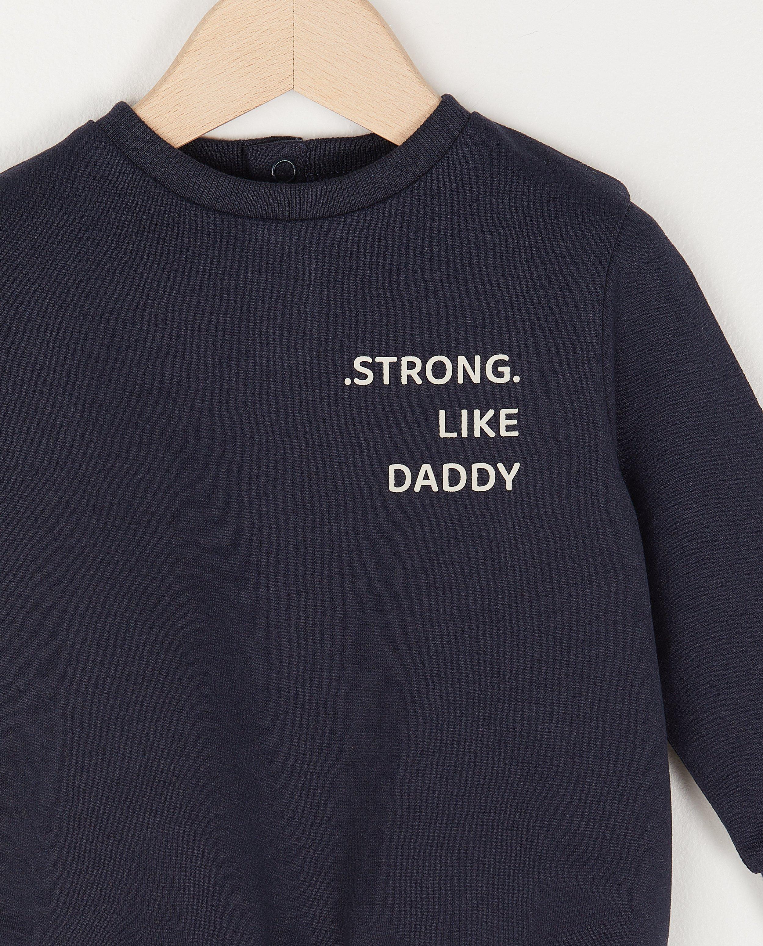 Sweats - Sweat bleu à inscription BESTies