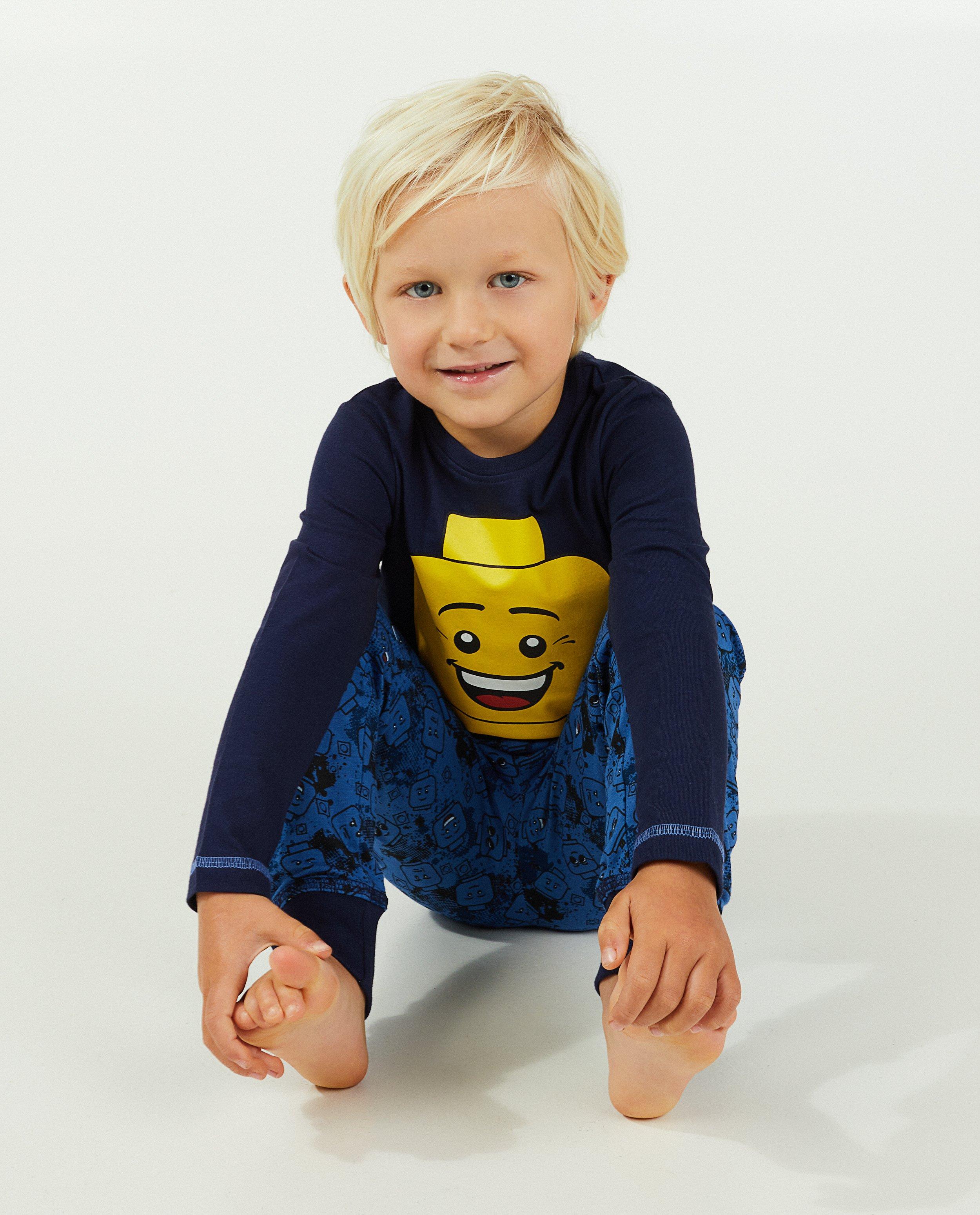 Nachtkleding - Blauwe Lego-pyjama