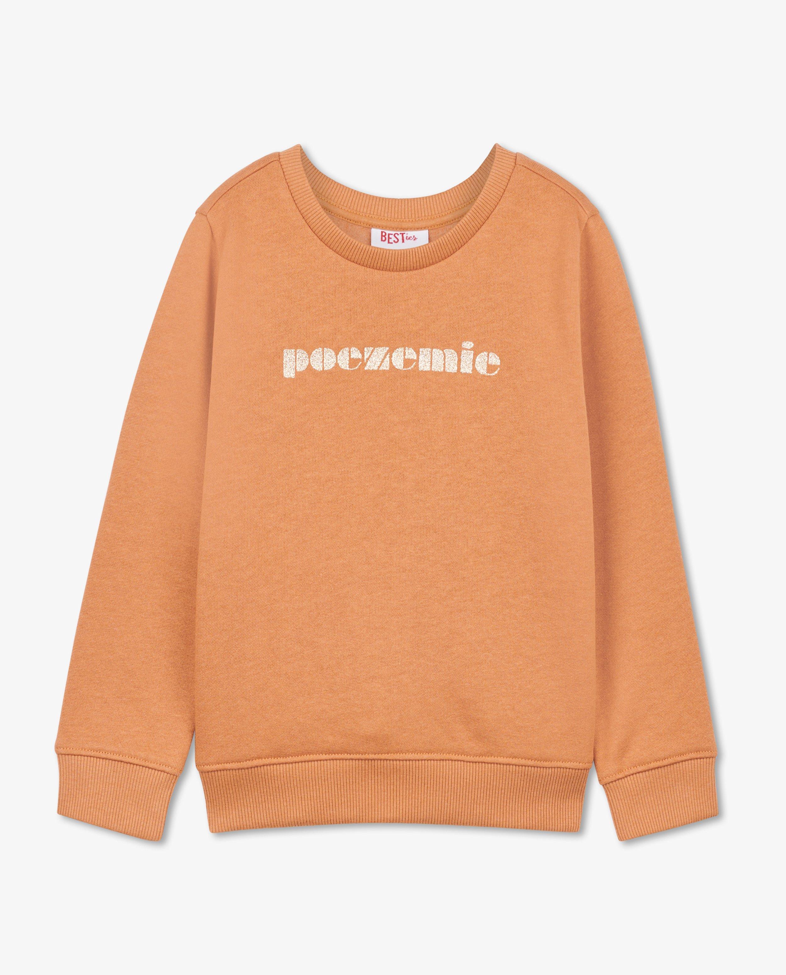 T-shirts - Sweater met glitteropschrift BESTies (NL)
