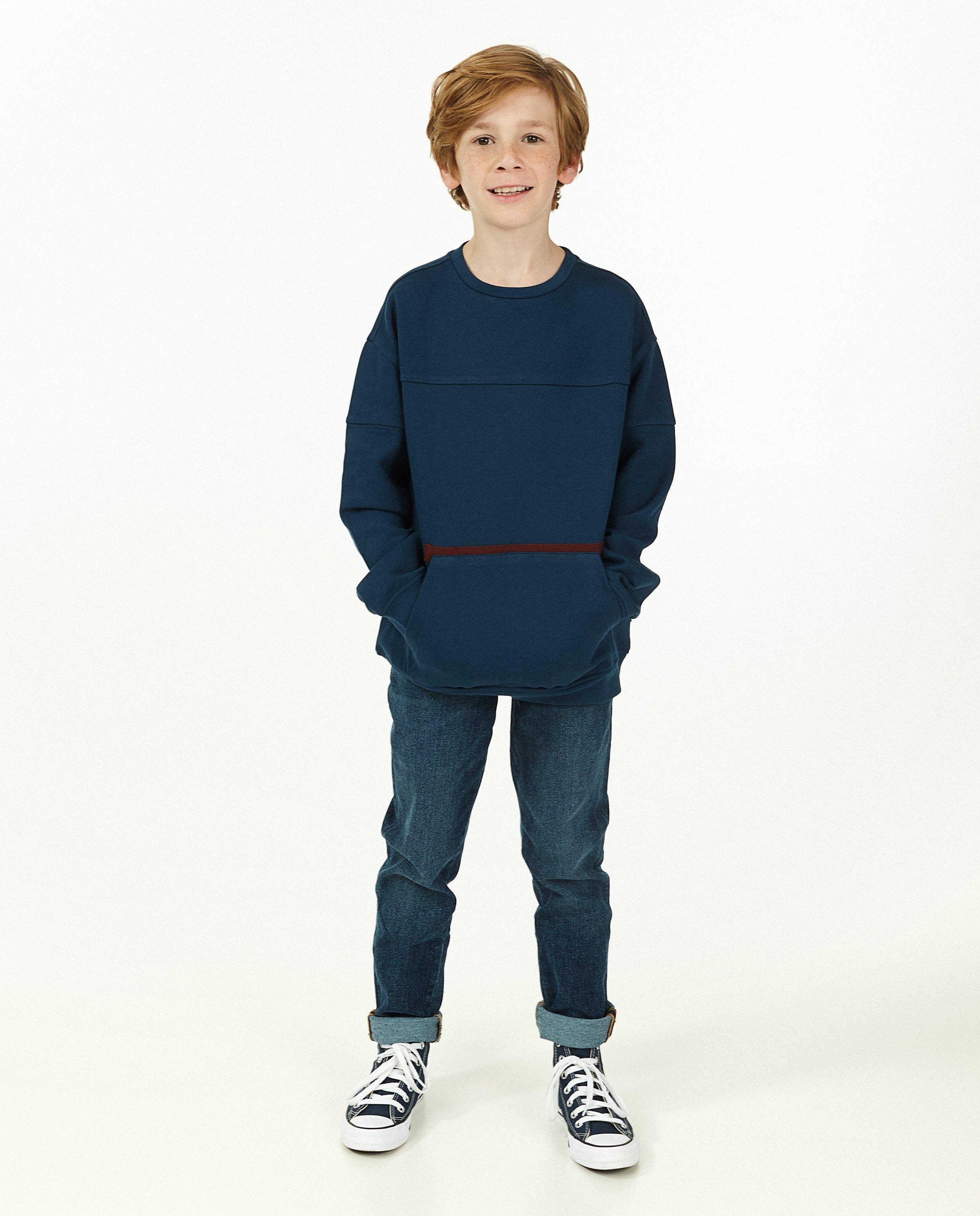 Sweat bleu Garde de Nuit - poche kangourou - Nachtwacht