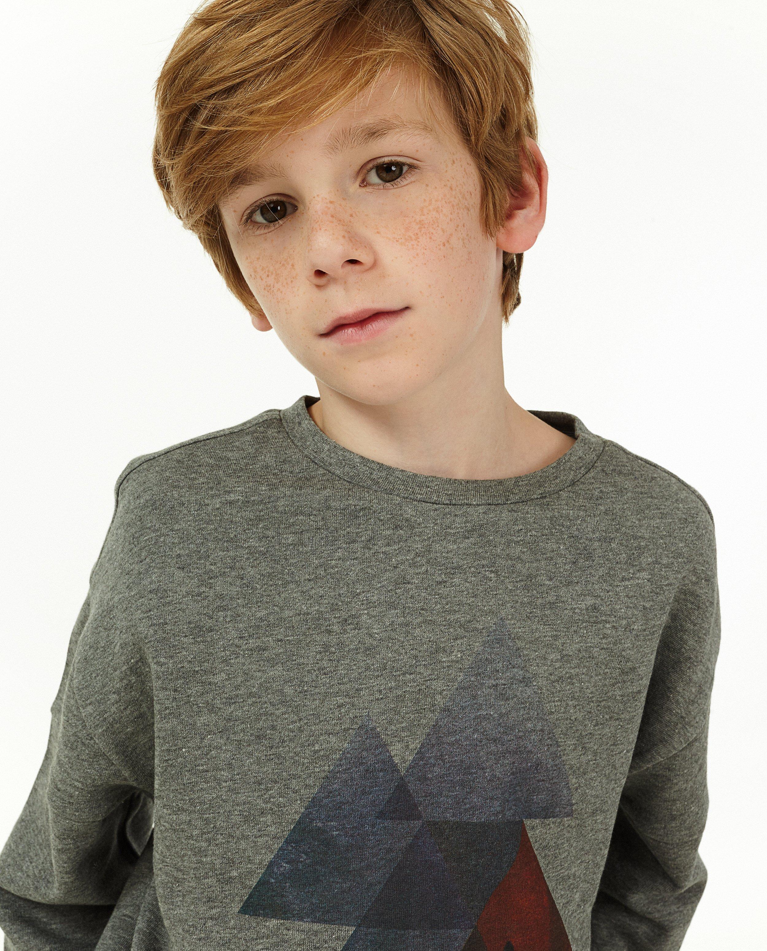 Sweaters - Bruine sweater met print Nachtwacht