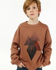Sweaters - Bruine sweater met print Nachtwacht