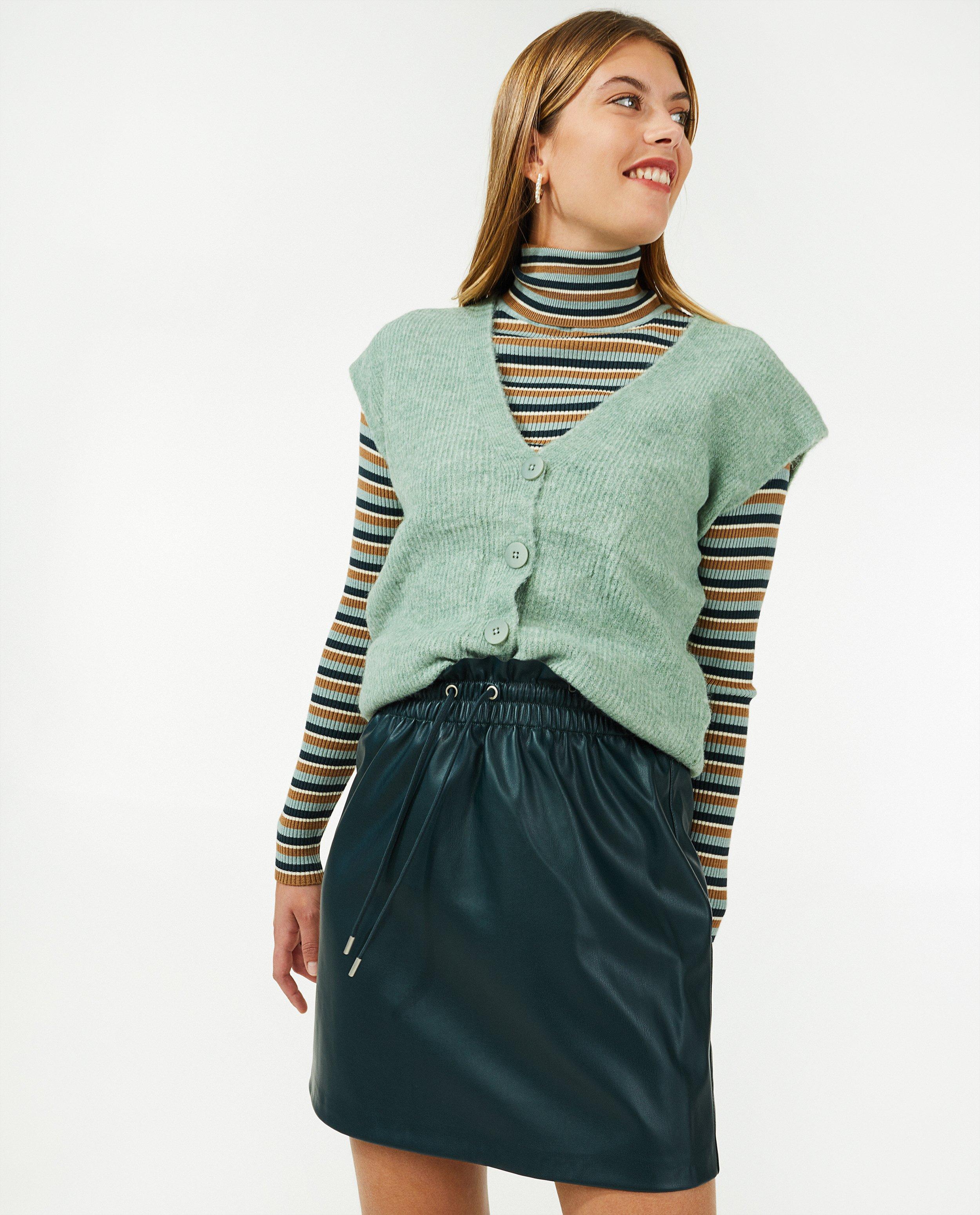 Cardigan sans manches Sora - vert menthe - Sora