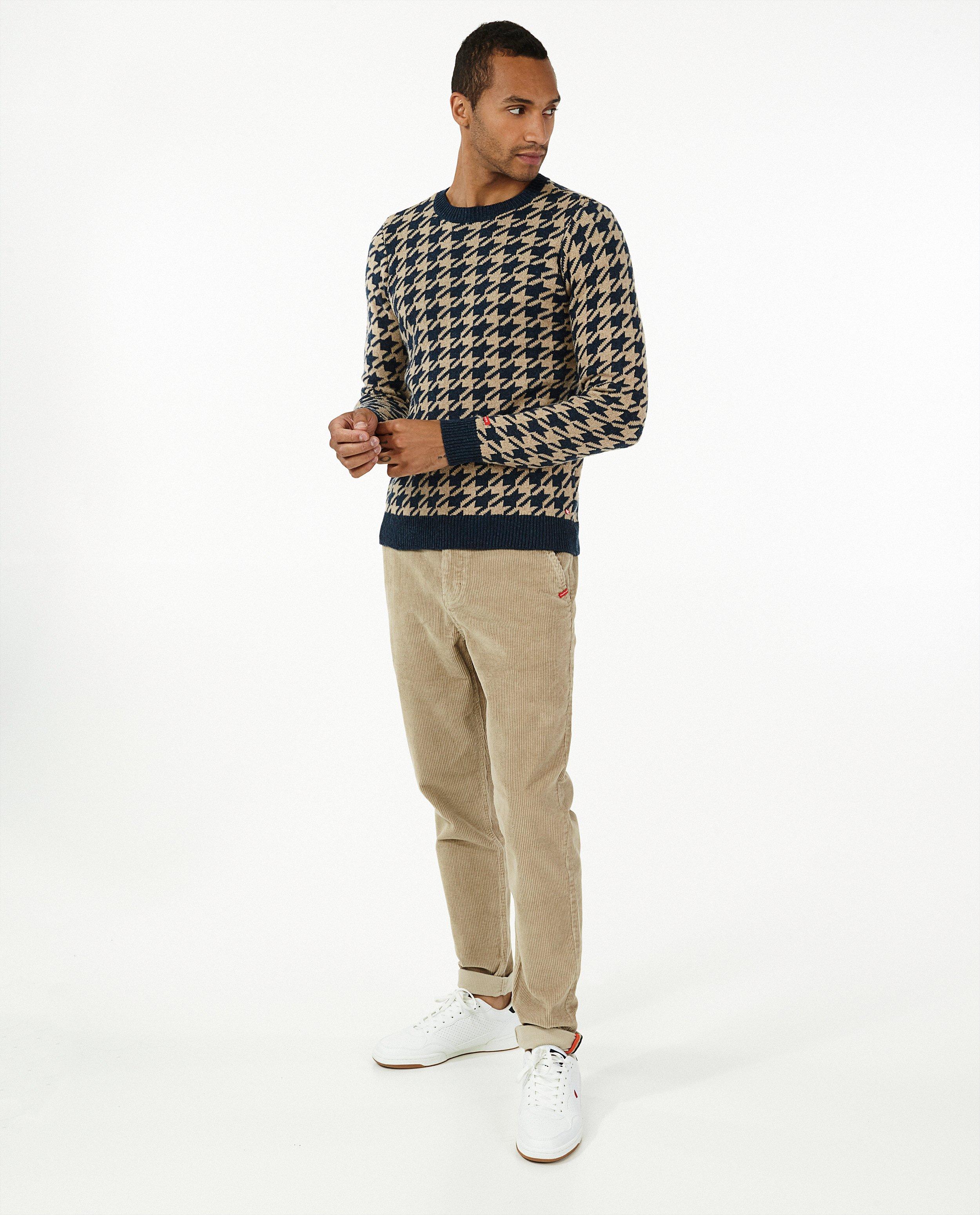 Beige broek van ribfluweel Hampton Bays - Product Detail - lichtbeige - afbeelding nummer 1