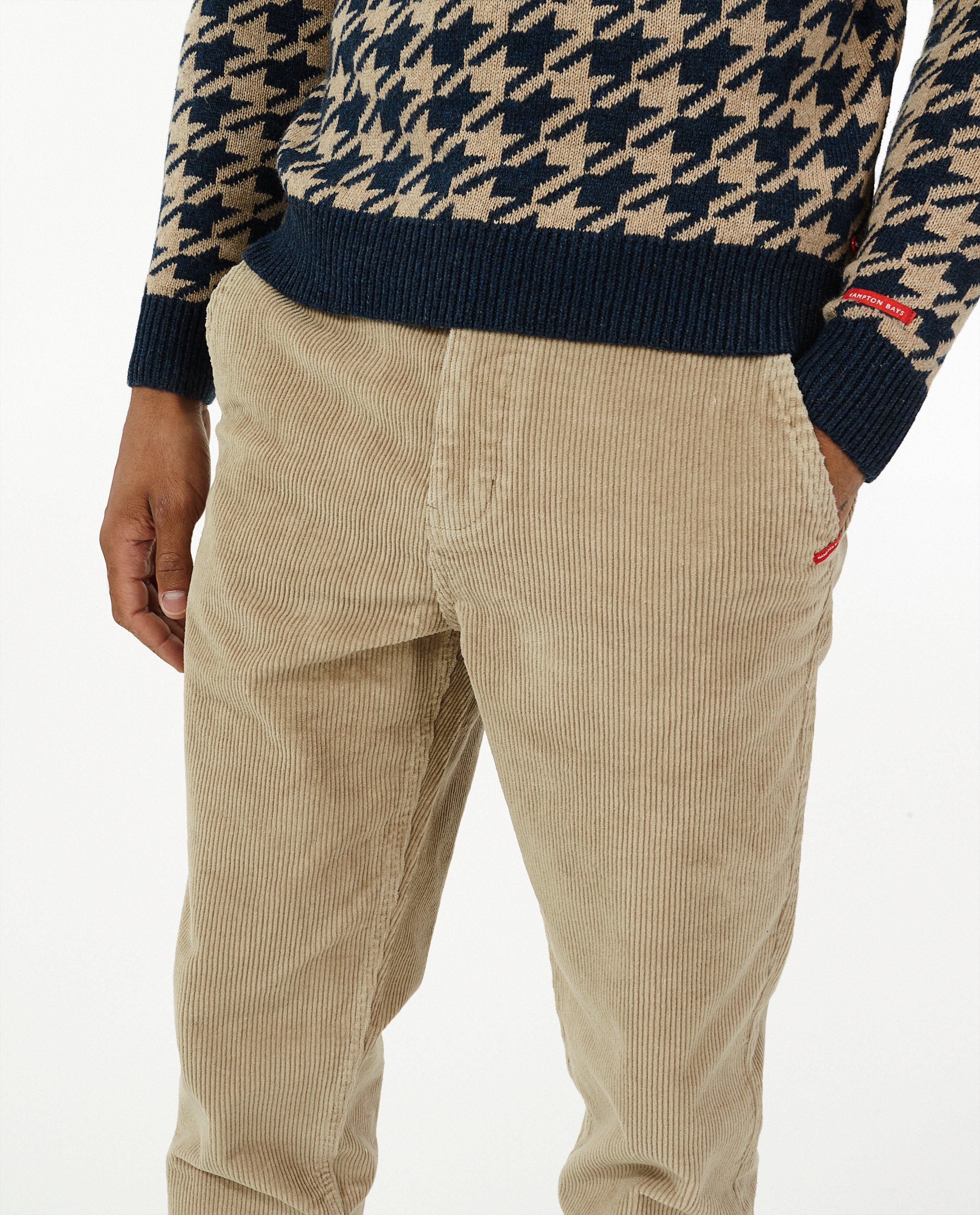 Beige broek van ribfluweel Hampton Bays - Product Detail - lichtbeige - afbeelding nummer 4