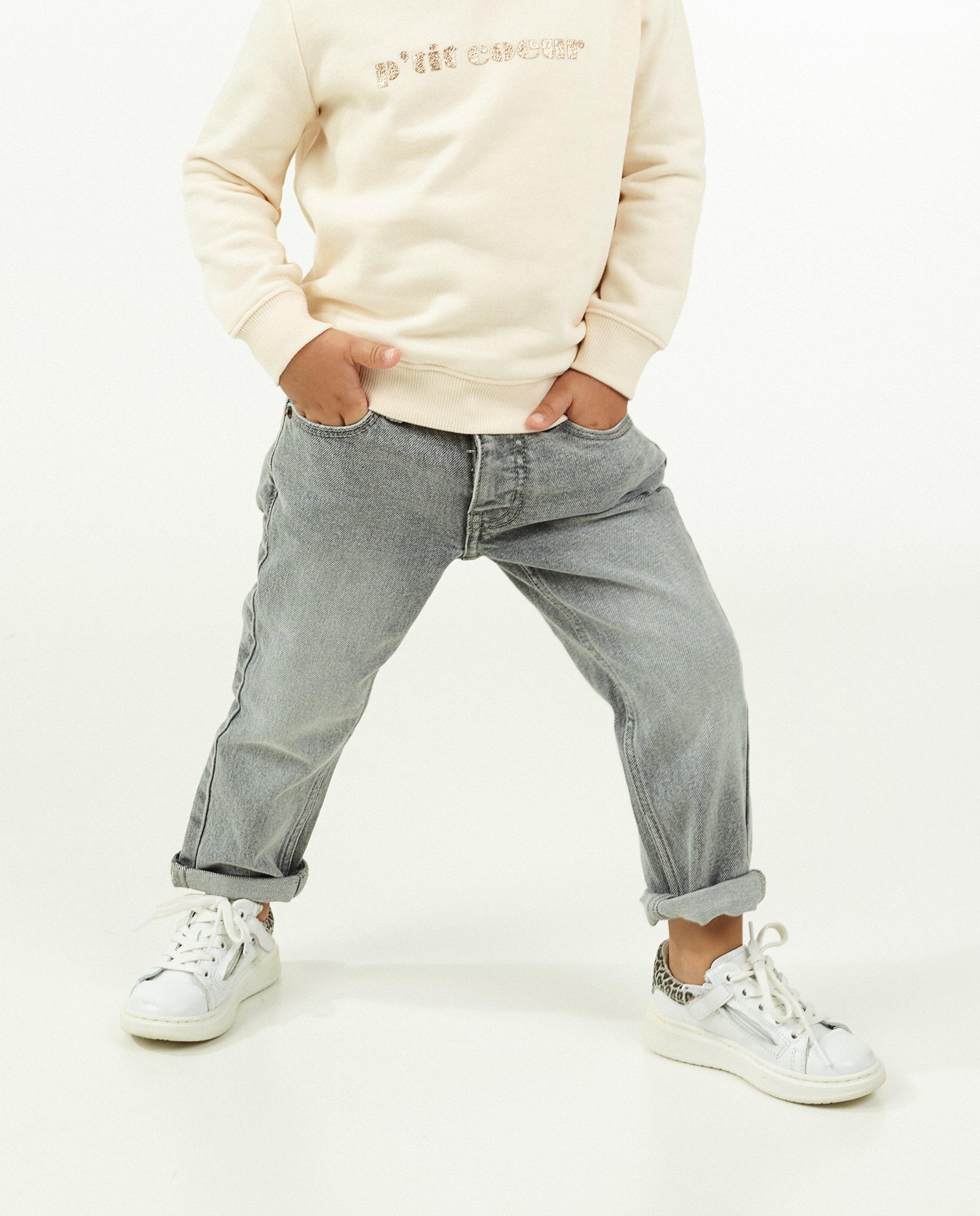 Jeans - Grijze mom jeans Sam