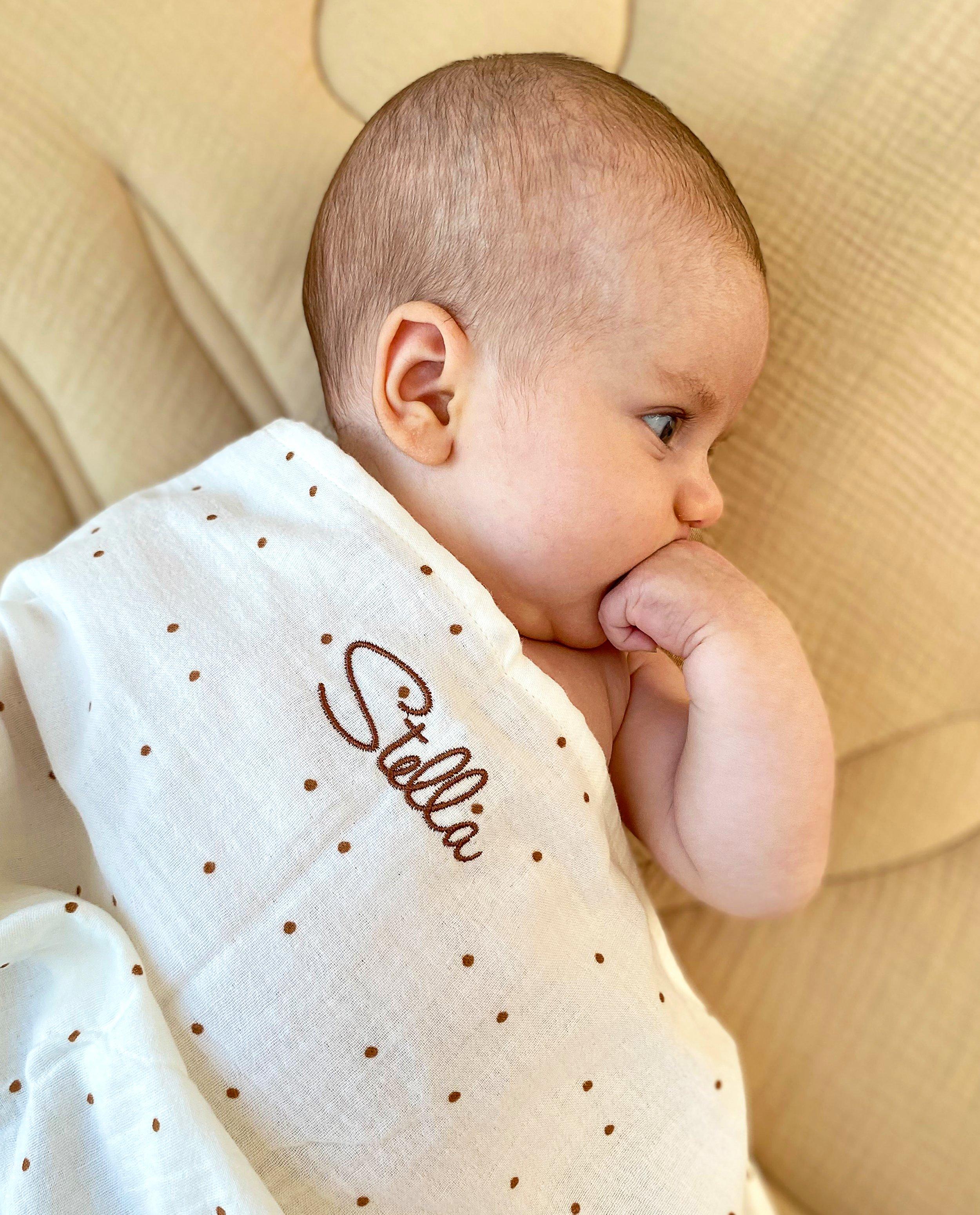 Personaliseerbare tetradoek, Studio Unique - unisex - Cuddles and Smiles