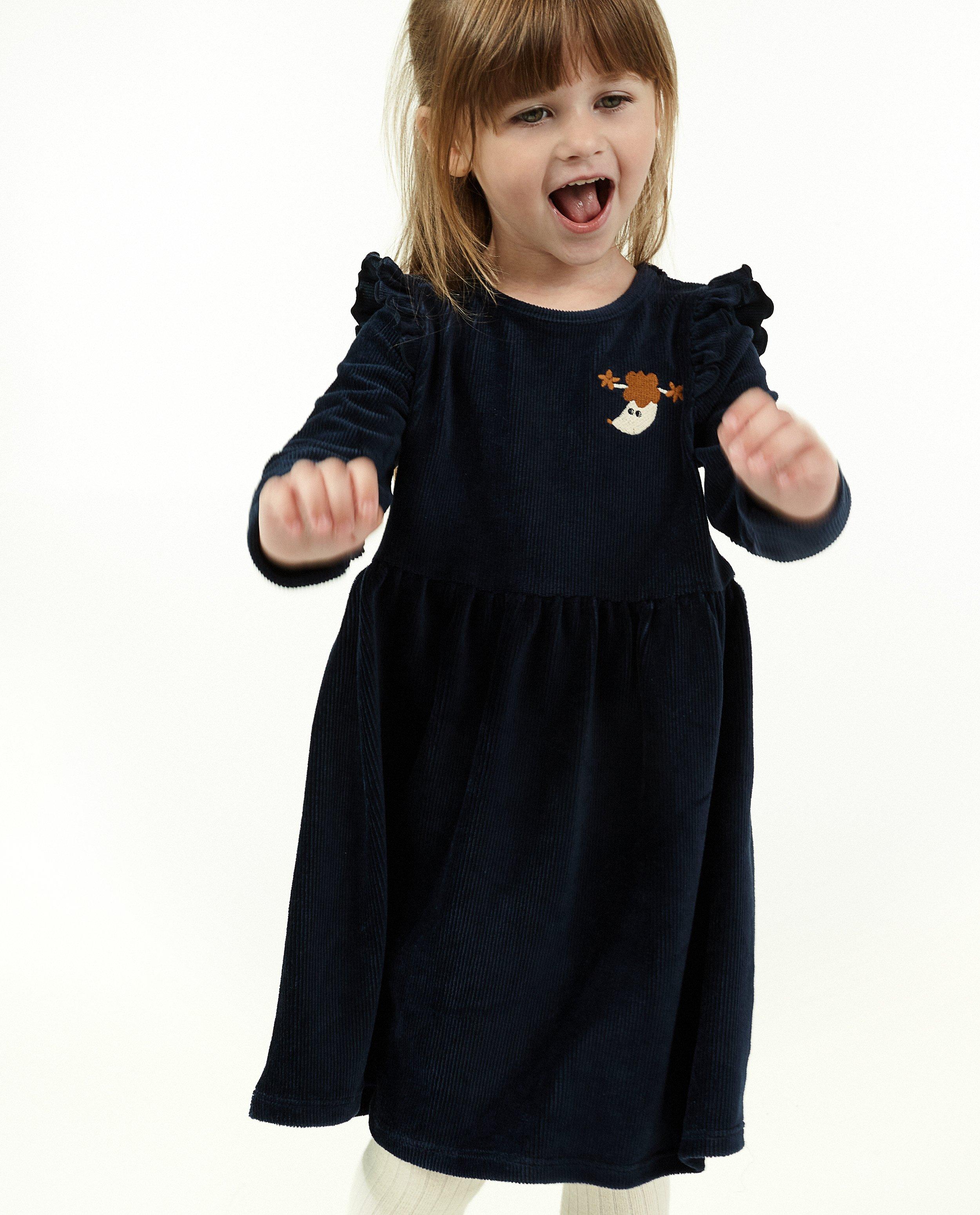 Blauwe jurk met rib BESTies - null - Besties