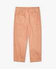Pantalons - Pantalon orange en velours côtelé Maya