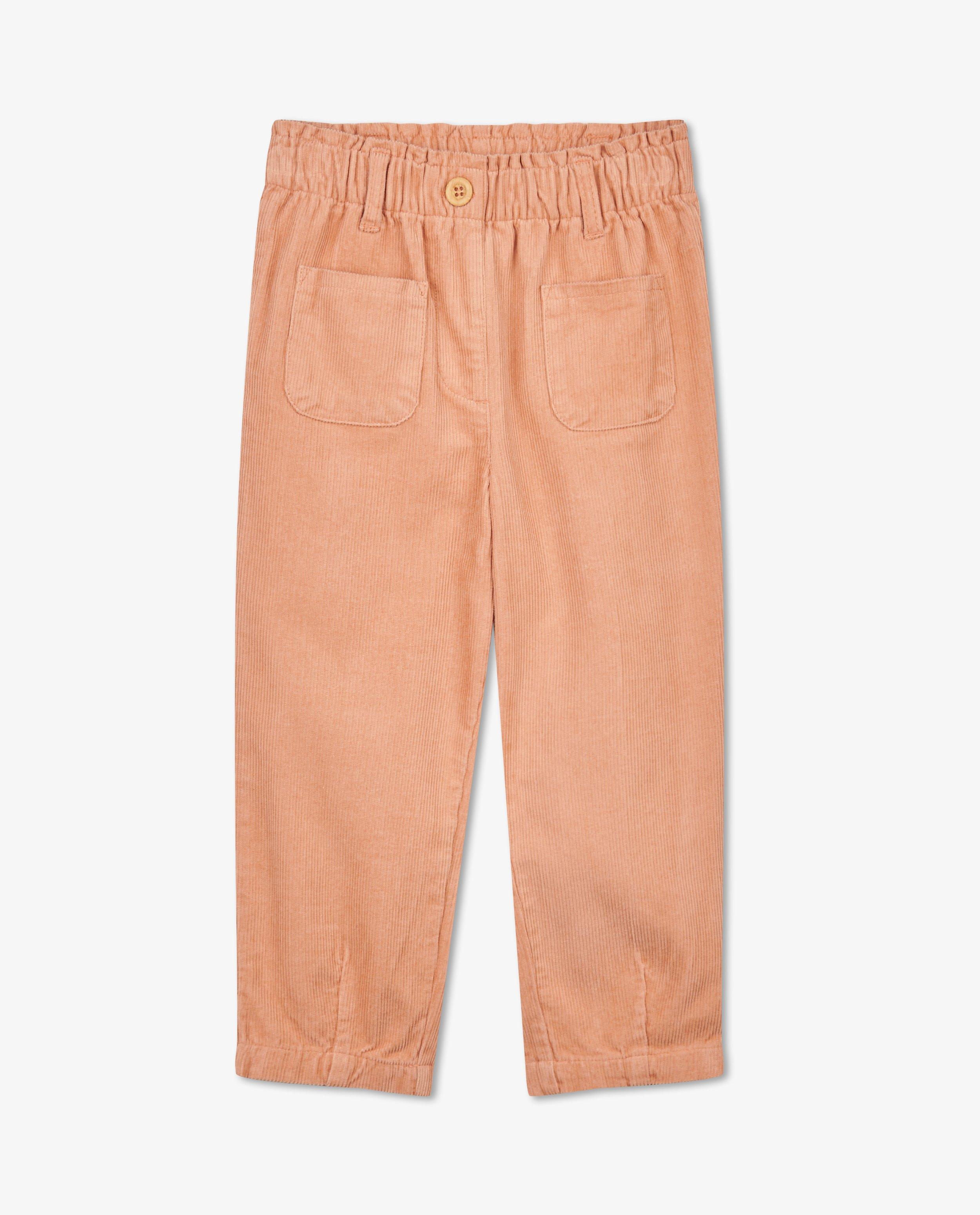 Pantalons - Pantalon orange en velours côtelé Maya