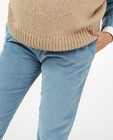 Pantalons - Pantalon en velours côtelé bleu JoliRonde