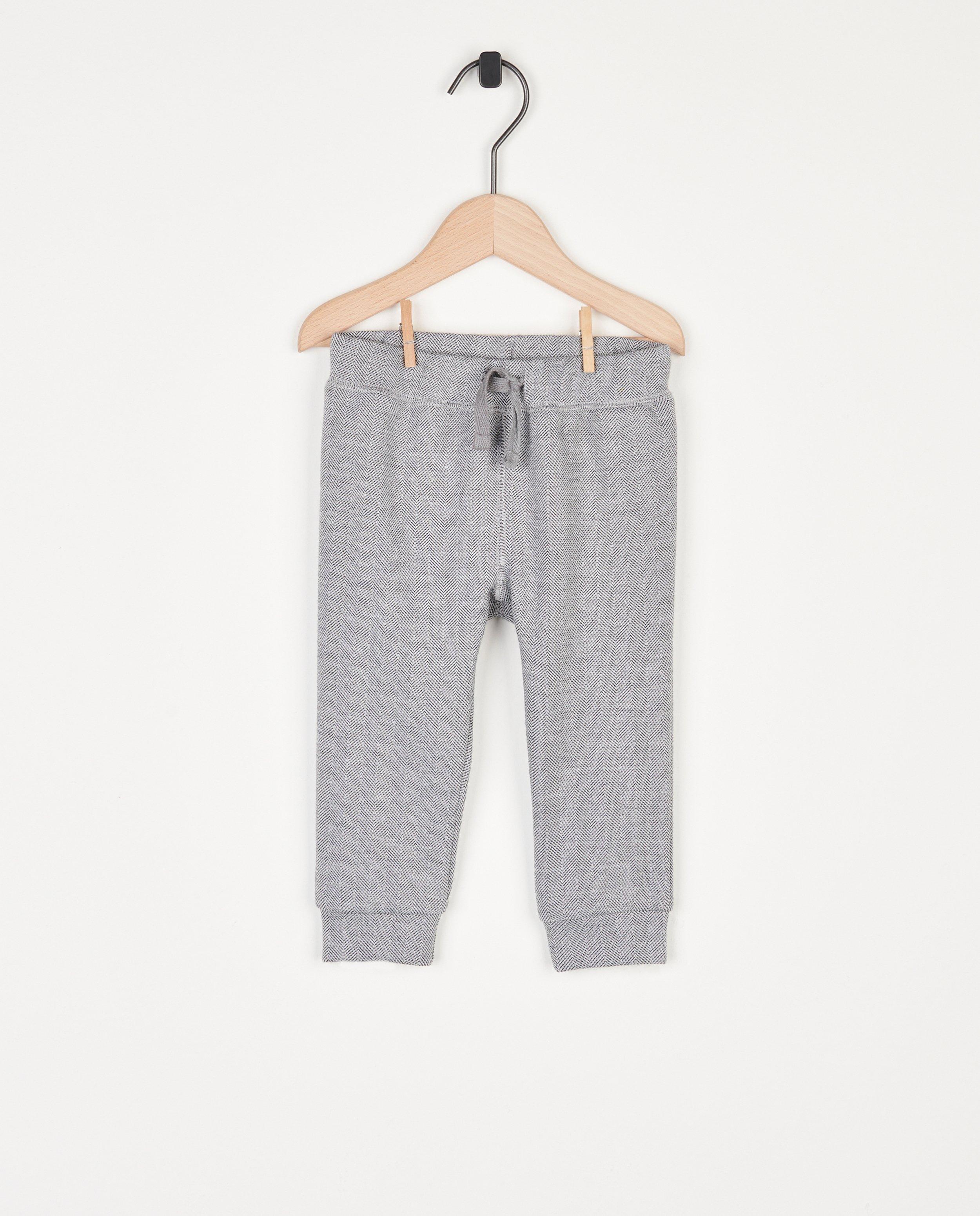 Grijze jogger met print BESTies - allover - Besties