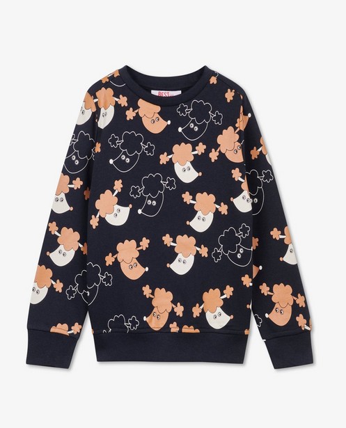 Sweaters - Sweater met hondenprint BESTies