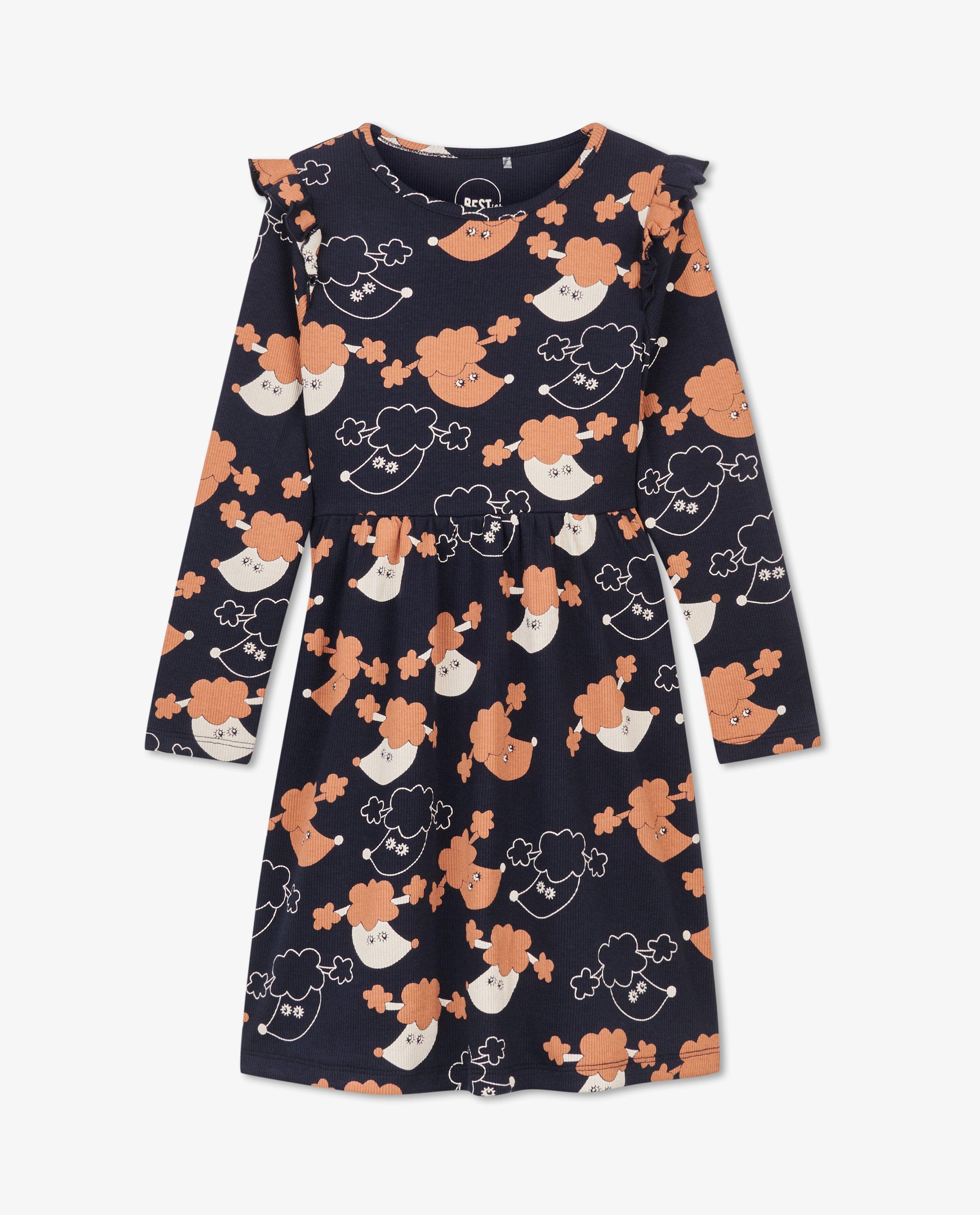 Robes - Robe brune à imprimé à caniches BESTies
