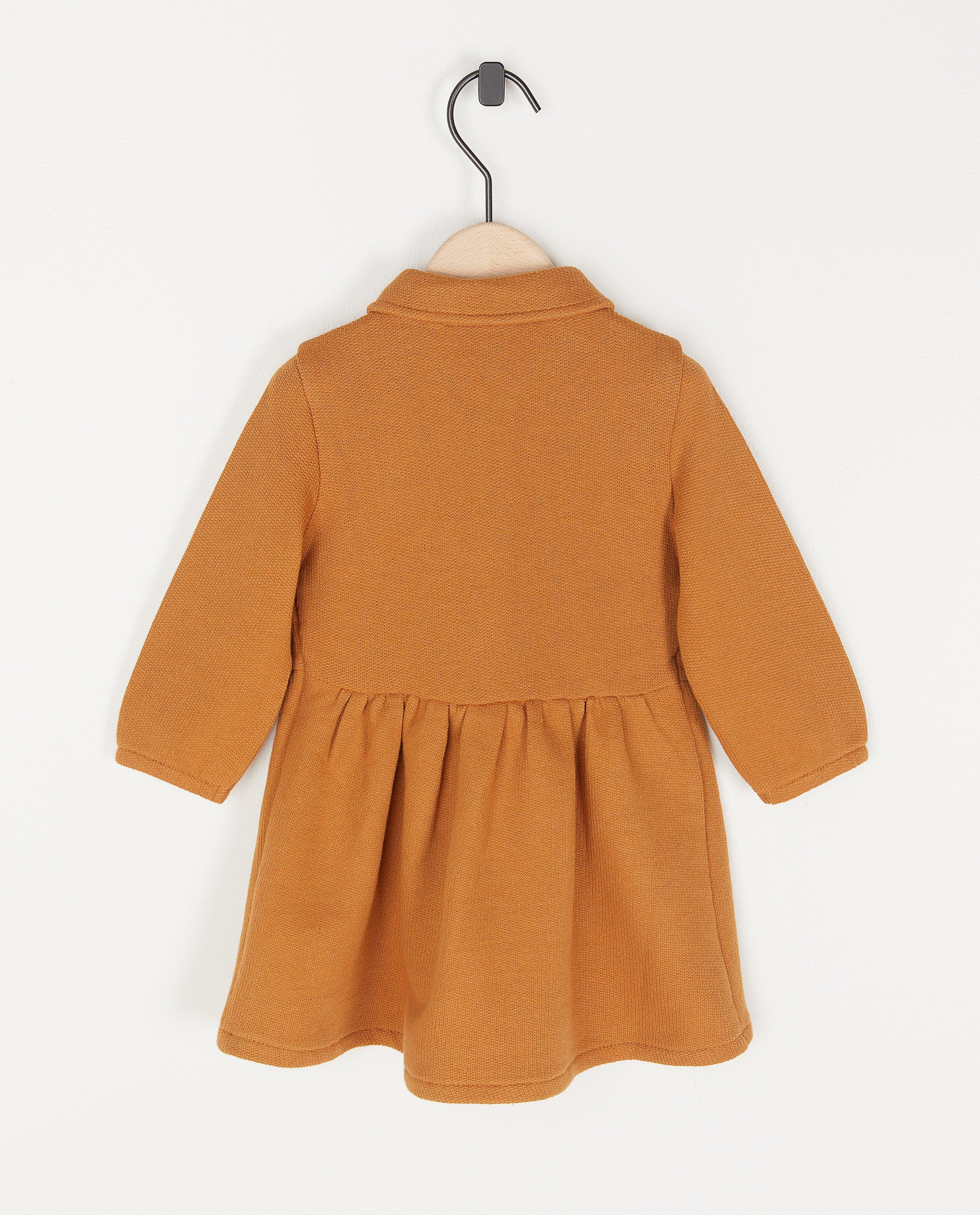 Robes - Robe brune avec relief Bumba