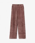 Pantalon gris-brun en velours côtelé Looxs - avec du stretch - Looxs
