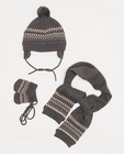 Ensemble : bonnet, écharpe et moufles pour les bébés - unisexe - Cuddles and Smiles
