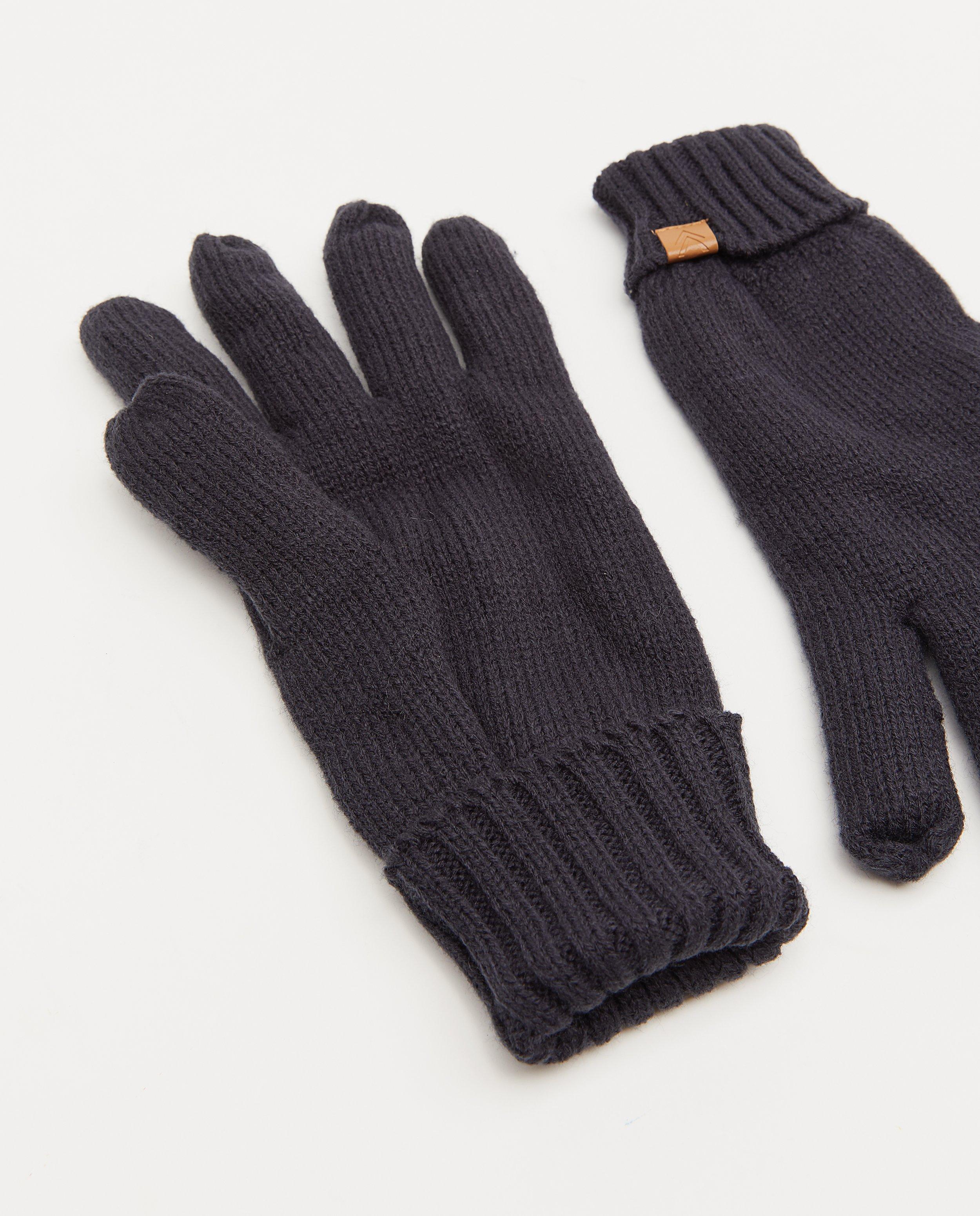 Bonneterie - Gants bleu foncé